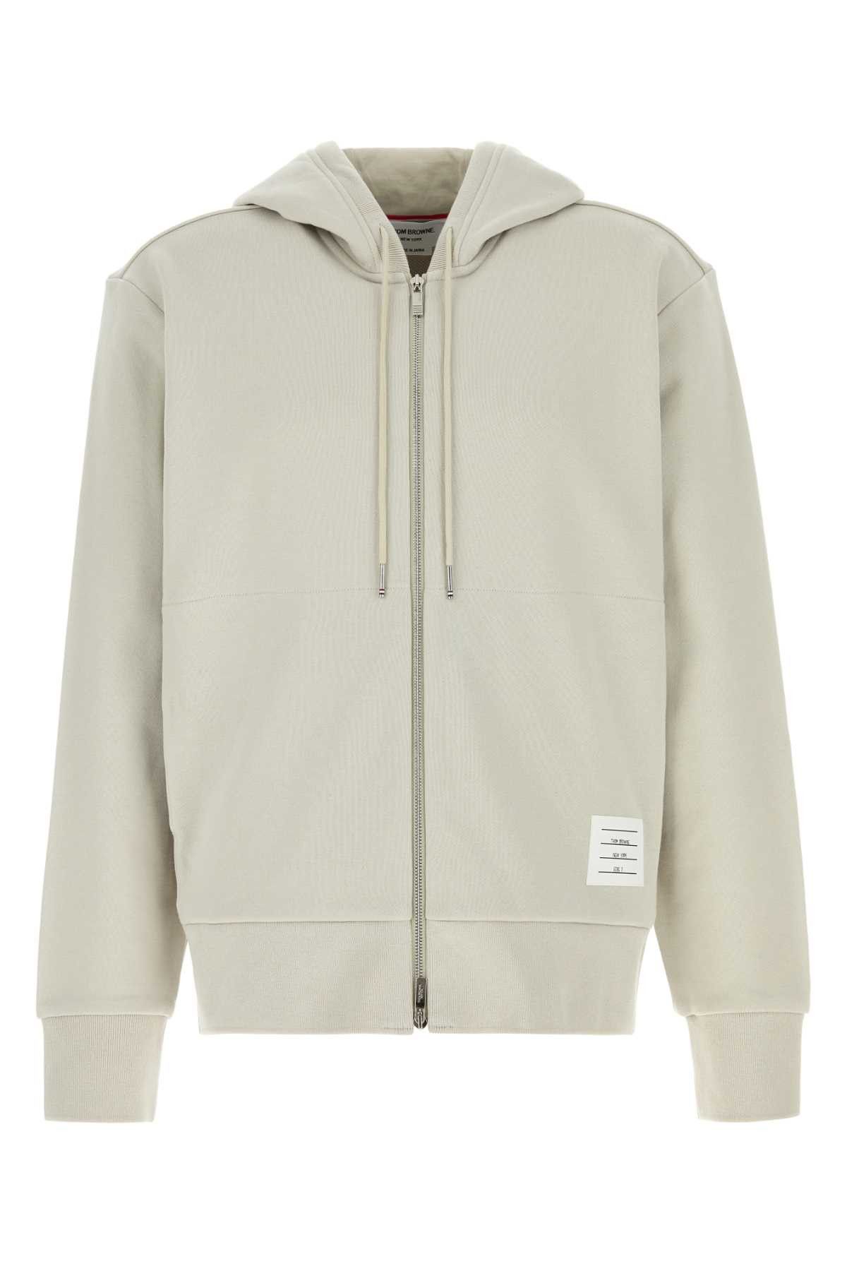 Thom Browne Light Grey Cotton Sweatshirt Size US M / EU 48-50 / 2 - 1 Thumbnail