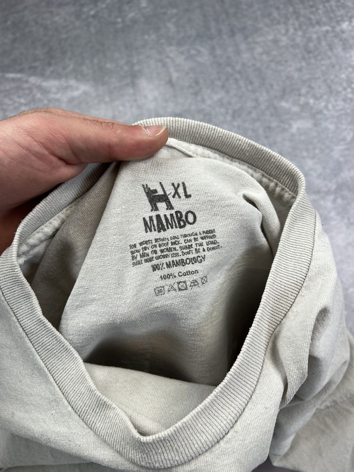 Mambo Mambo big logo print T-shirt Size US XL / EU 56 / 4 - 7 Thumbnail