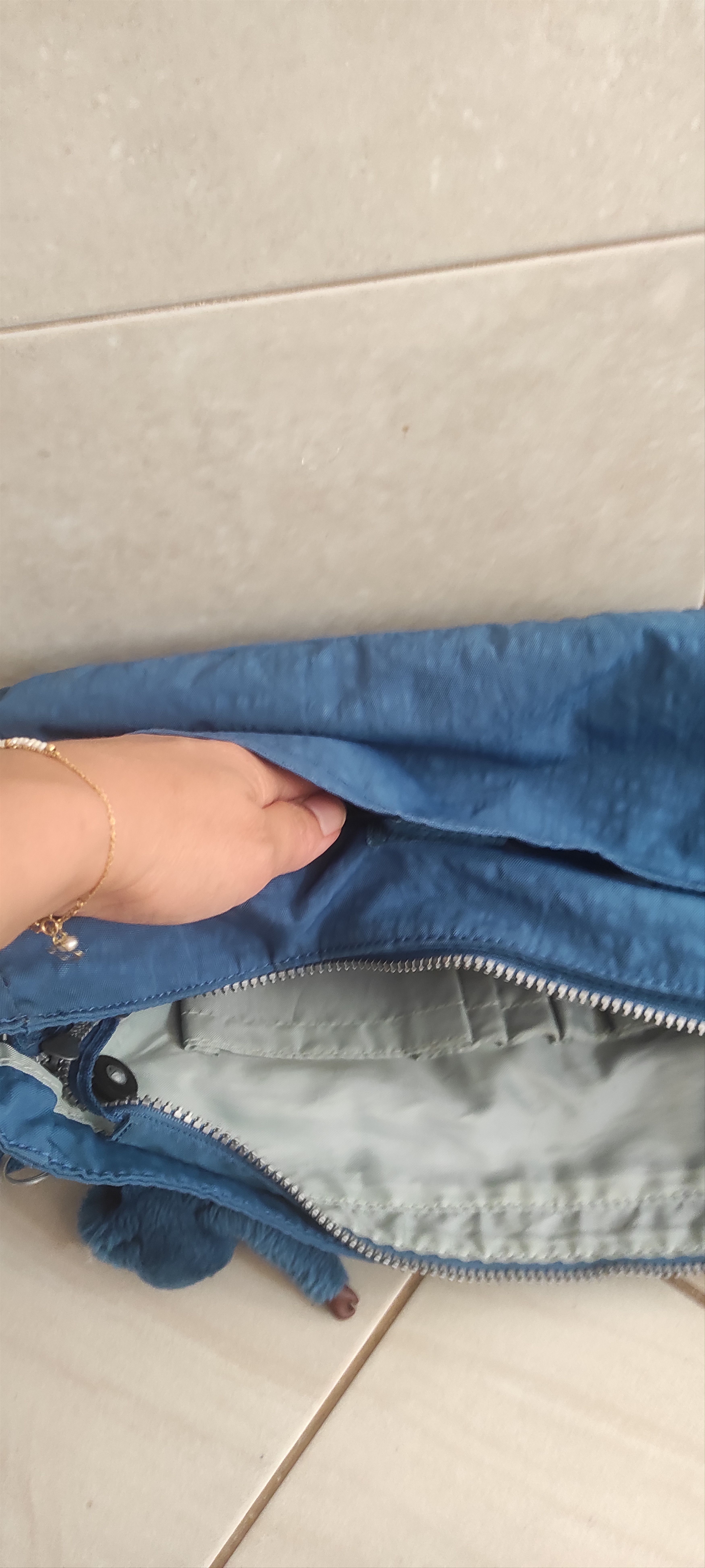 Other Kipling Shoulder Bag Women Havana Blue Multi Pockets Size ONE SIZE - 13 Thumbnail