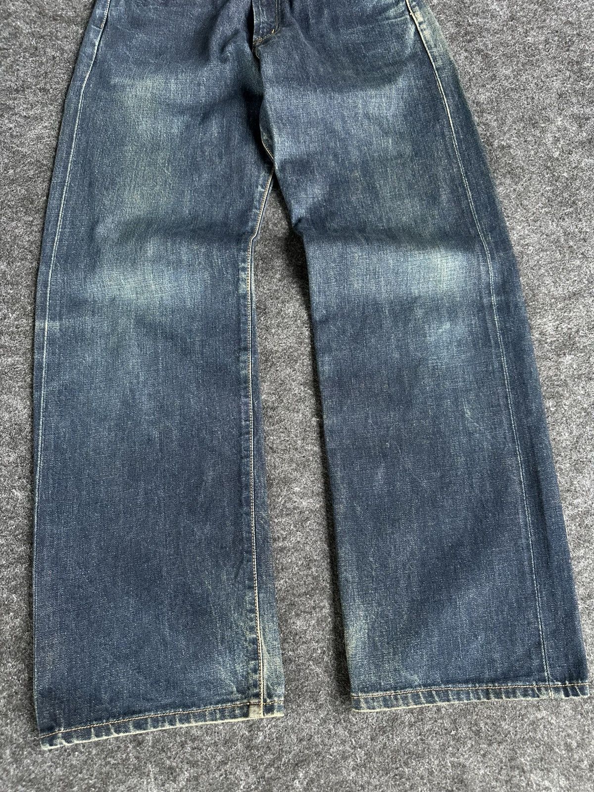 Edwin Vintage Edwin 505 Selvedge Washed Denim 29x32 D839 Size US 29 - 3 Thumbnail