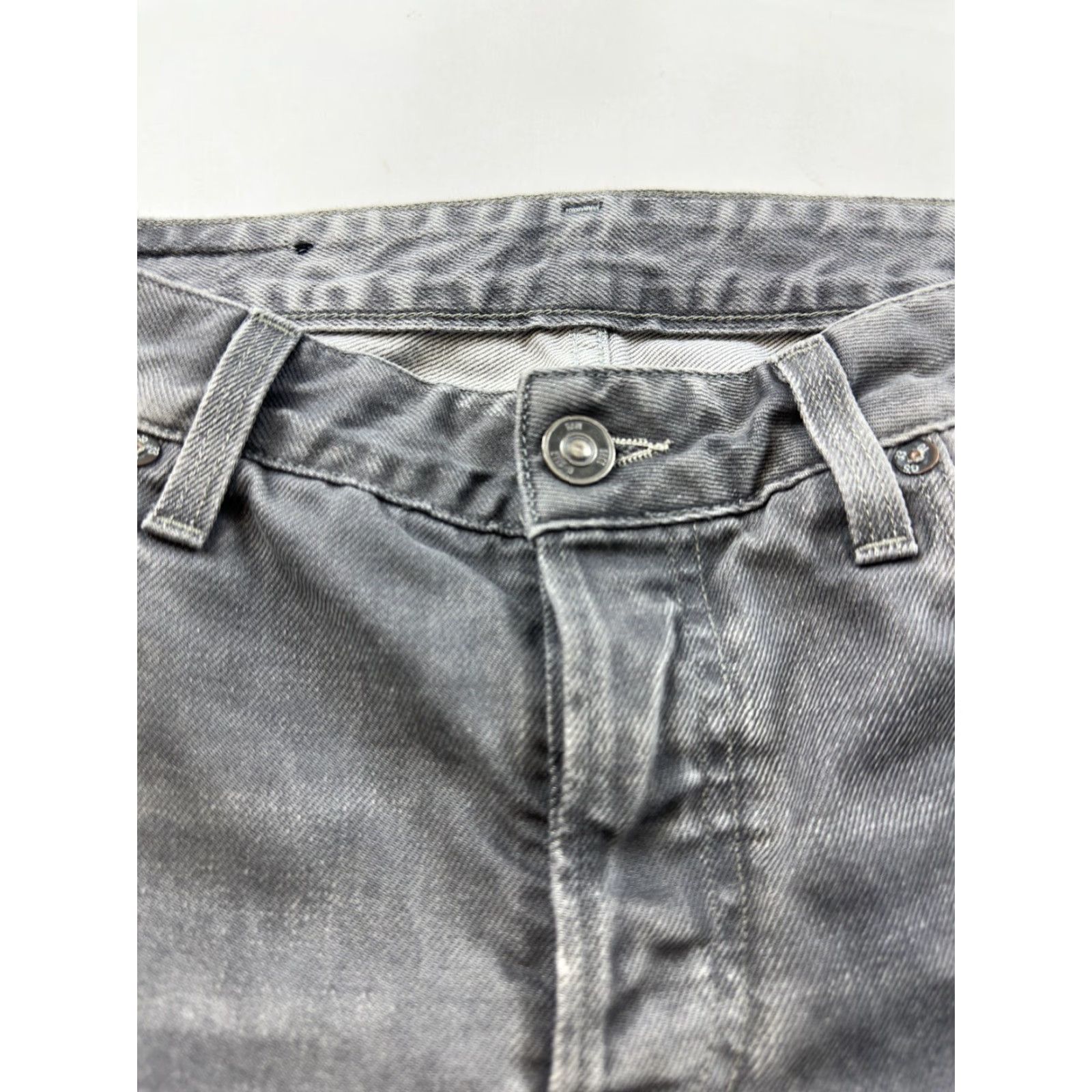 G-Star G-Star Jeans Men 33x29 Gray 3301 Tapered Stretch Cotton Elastane Regular Denim Stars Vintage No Size US 33 - 7 Thumbnail