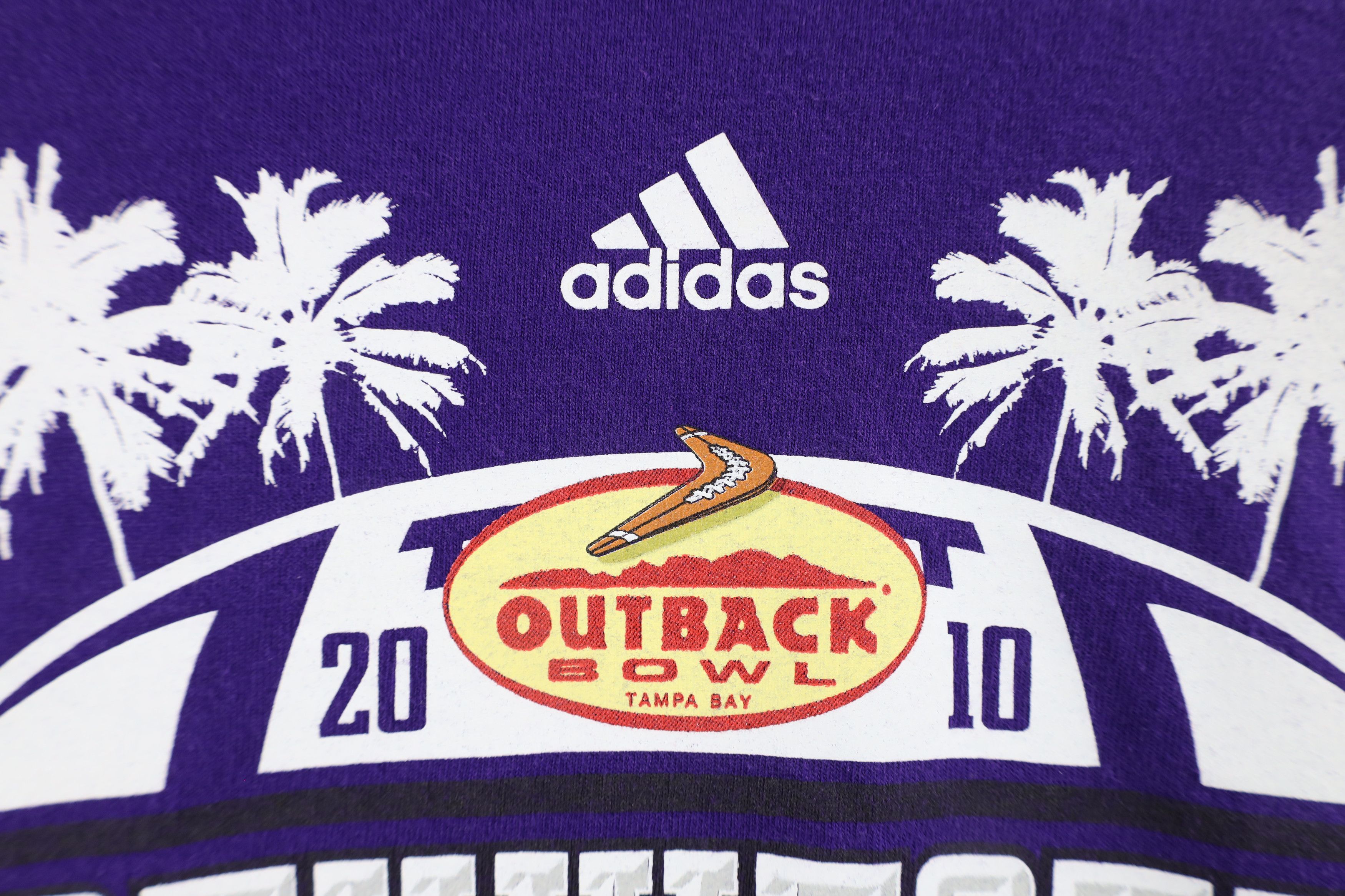 Adidas × Vintage Adidas Outback Bowl Northwestern University Football T-Shirt Size US S / EU 44-46 / 1 - 5 Thumbnail