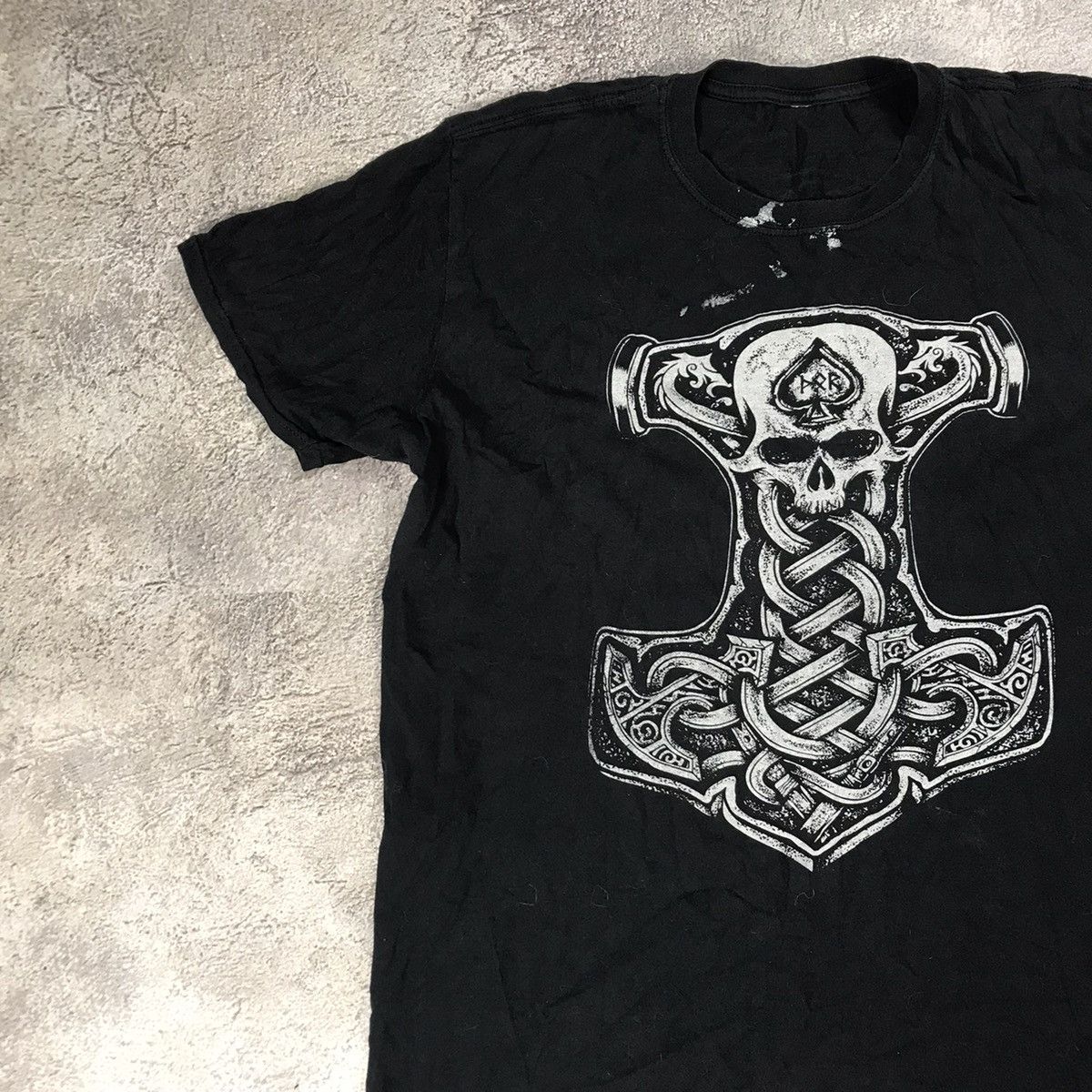Vintage Vintage Y2K Graphic Tee Norse Mythology Dark Aesthetic XL Size US XL / EU 56 / 4 - 4 Thumbnail
