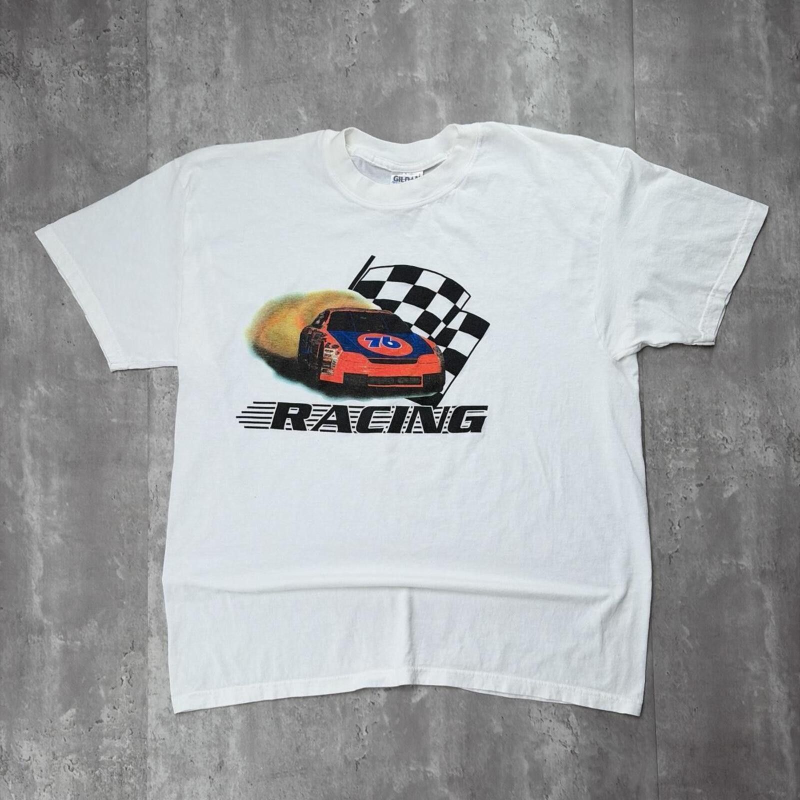 NASCAR Vintage White Nascar Racing T-Shirt Size US XL / EU 56 / 4 - 1 Thumbnail