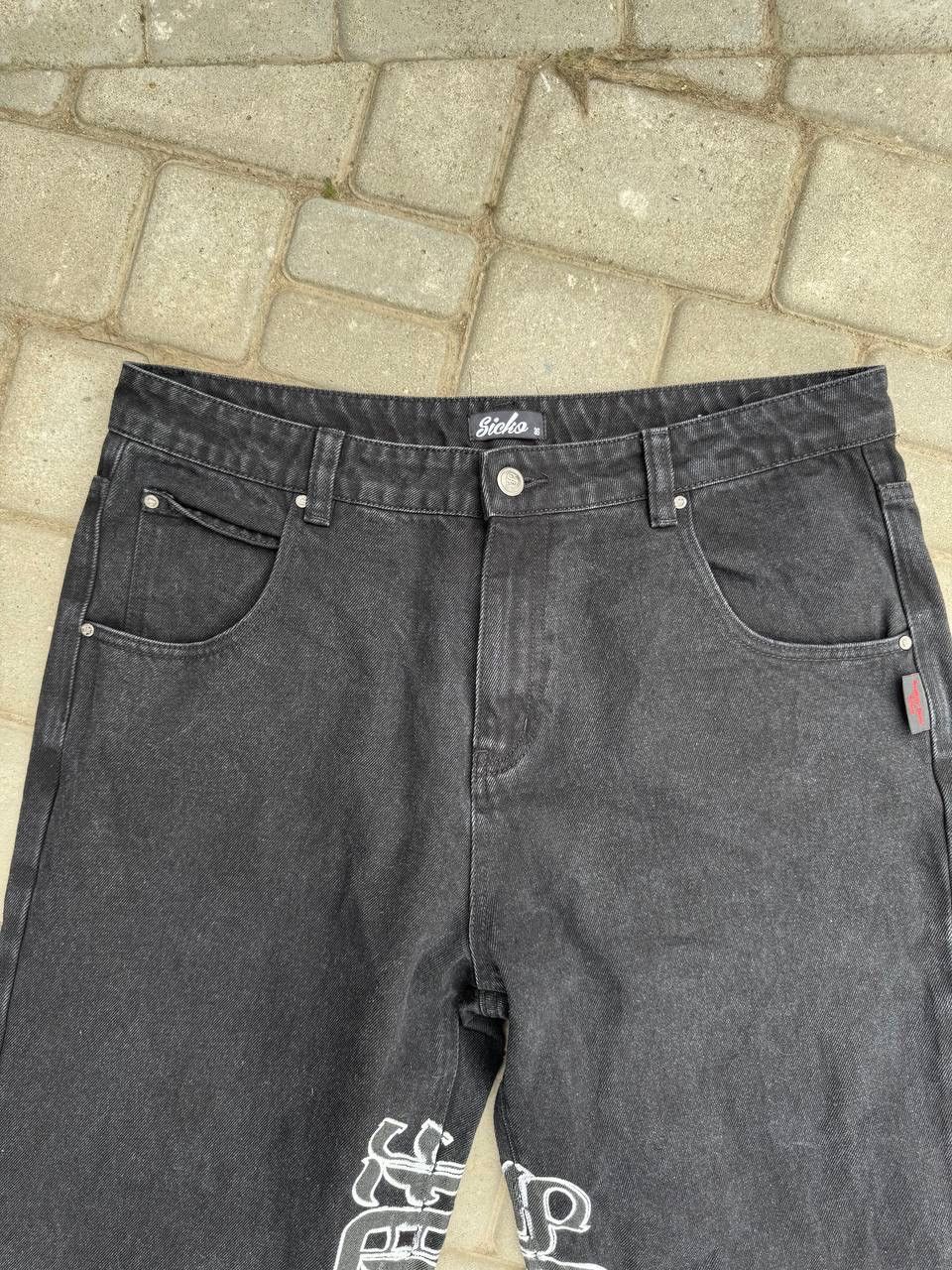 Japanese Brand Y2K Printed Jeans Sicko Style Size US 36 / EU 52 - 6 Thumbnail