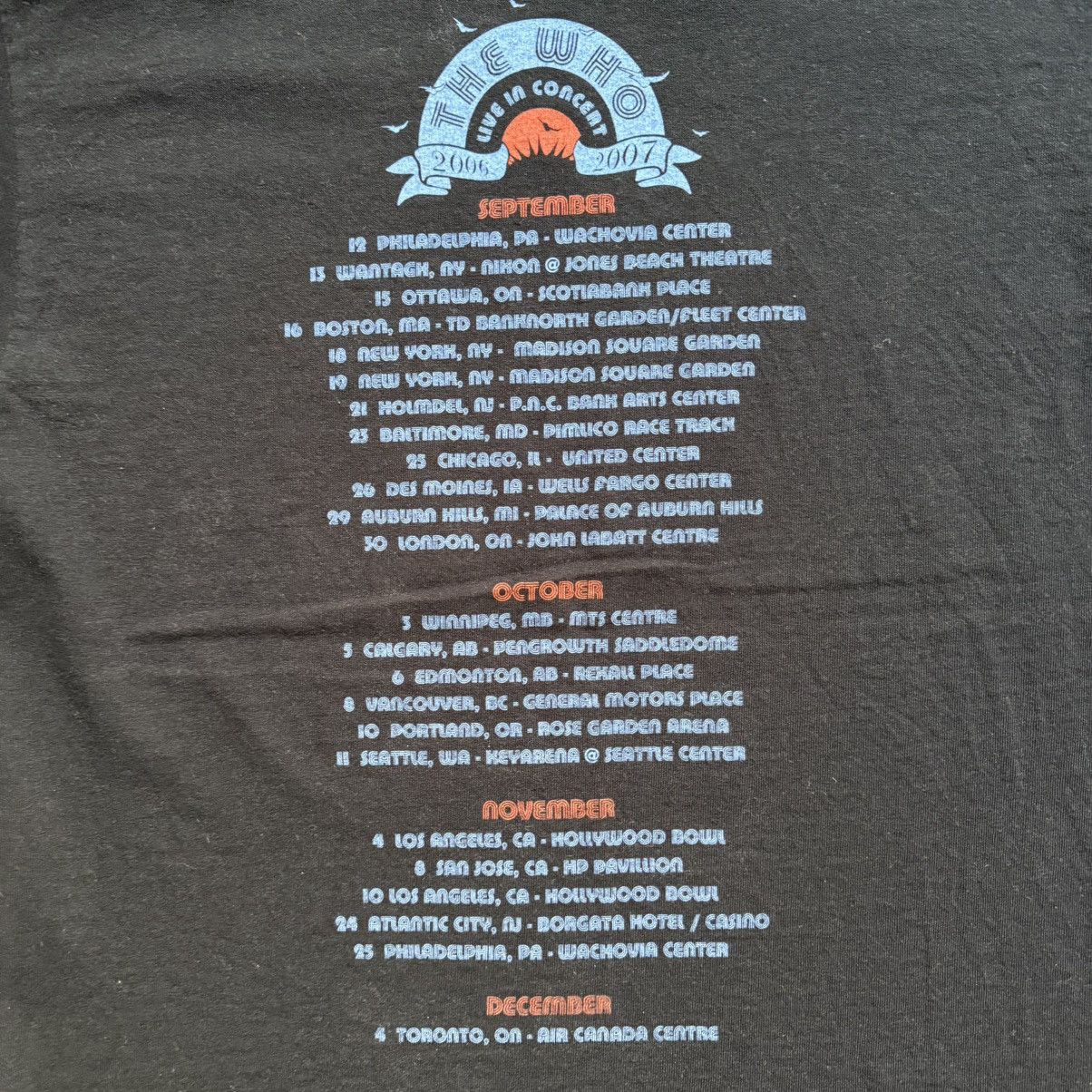 Band Tees Vintage Y2K The Who Live In Concert 06/07 Size US M / EU 48-50 / 2 - 6 Thumbnail