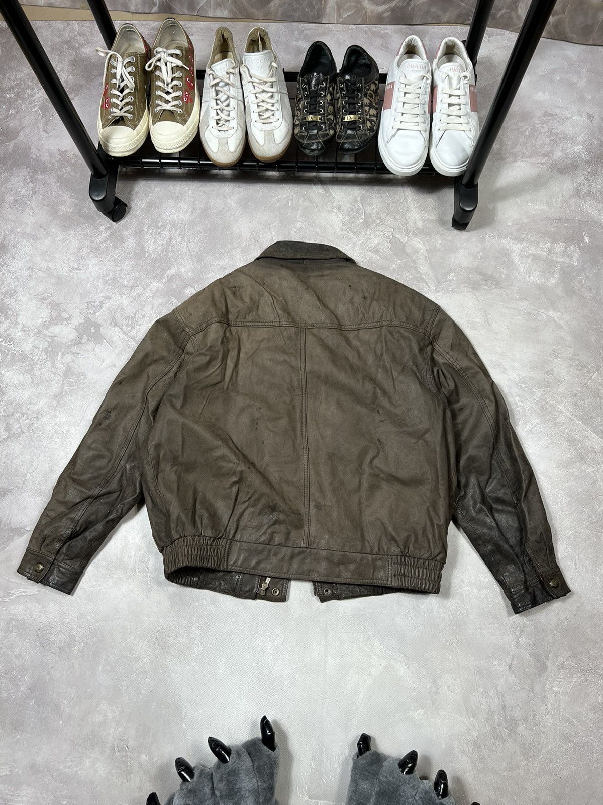 Other Vintage Avirex Style Y2k Leather Jacket Size US M / EU 48-50 / 2 - 12 Thumbnail