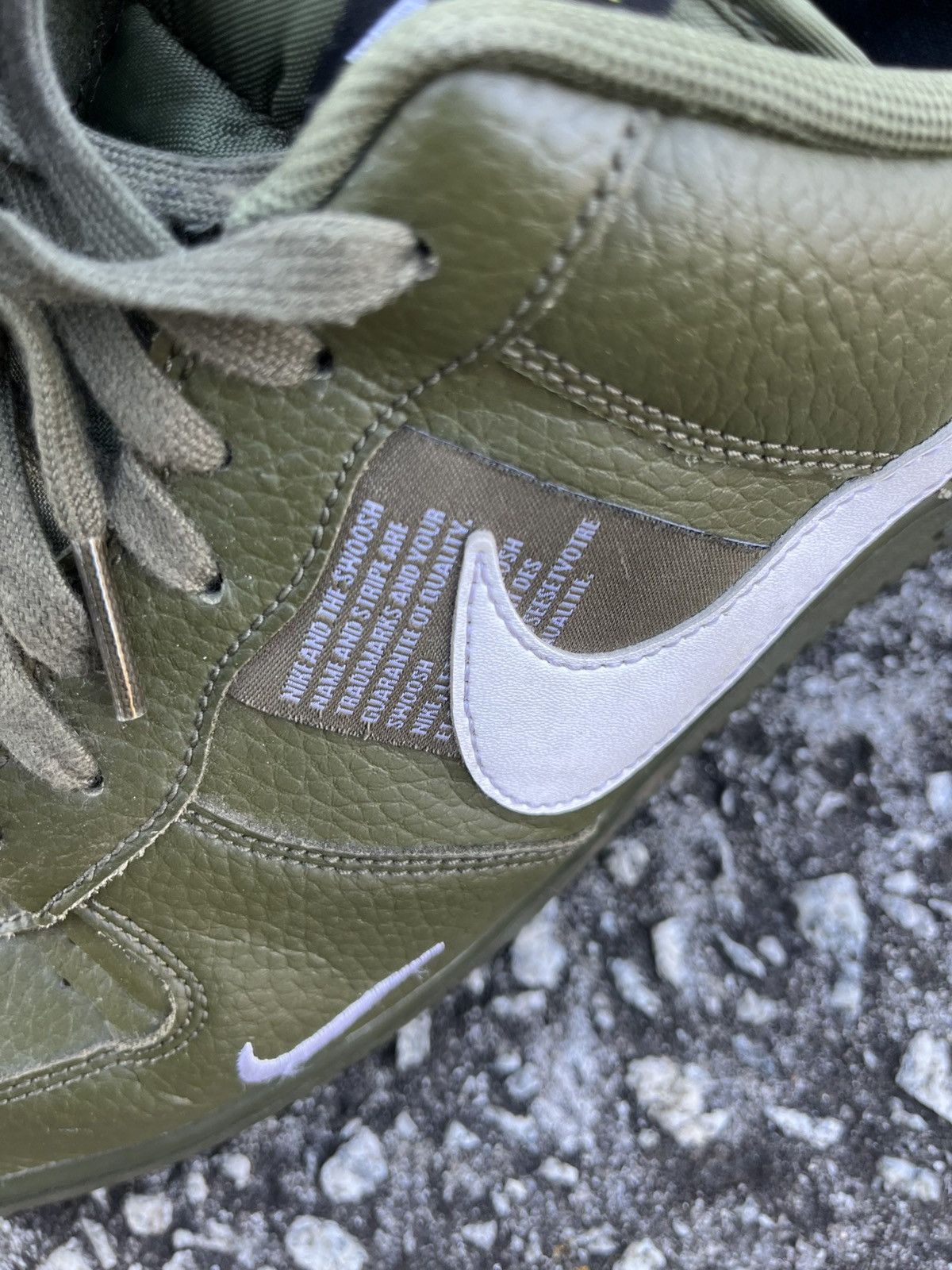 Nike Nike Air Force 1 07 LV8 Utility Olive Canvas Size US 13 / EU 46 - 5 Thumbnail