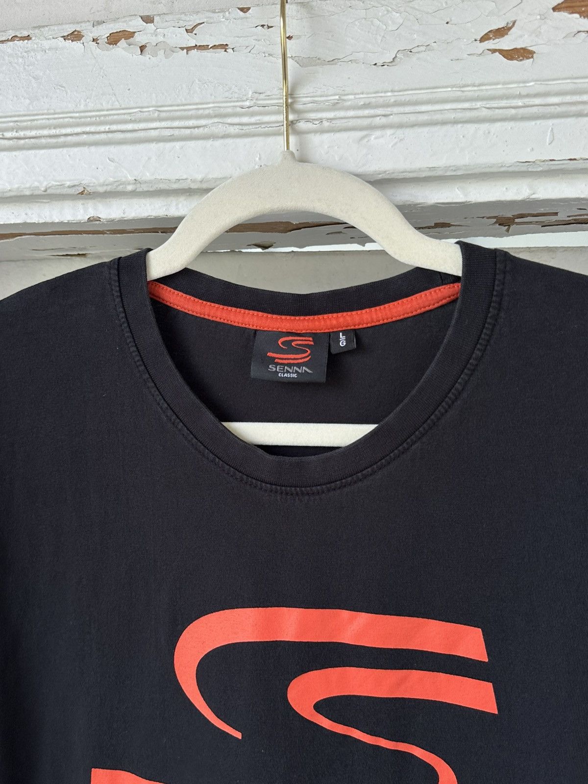 Vintage Vintage Ayrton Senna Racing F1 T-shirt Size US L / EU 52-54 / 3 - 5 Thumbnail