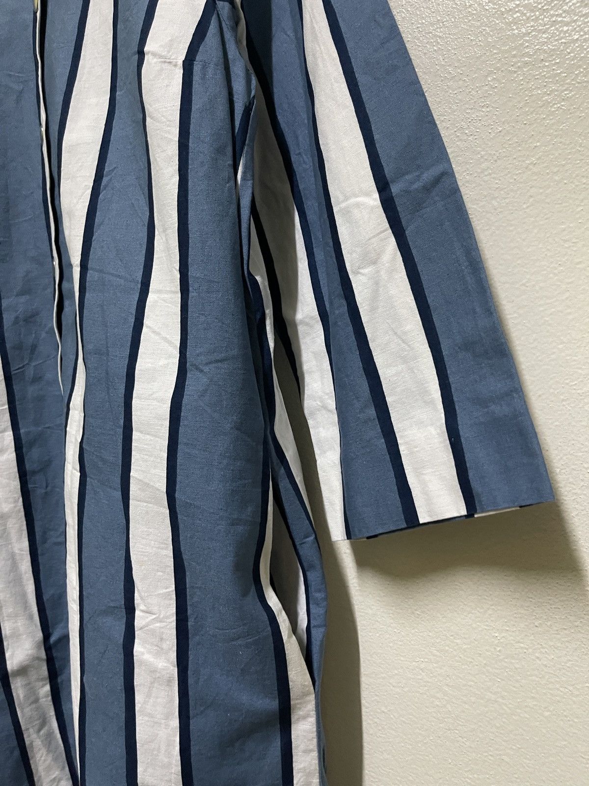 Marimekko × Vintage Vintage Marimekko 1977 Finland Dress Button Striped Size XS / US 0-2 / IT 36-38 - 6 Thumbnail