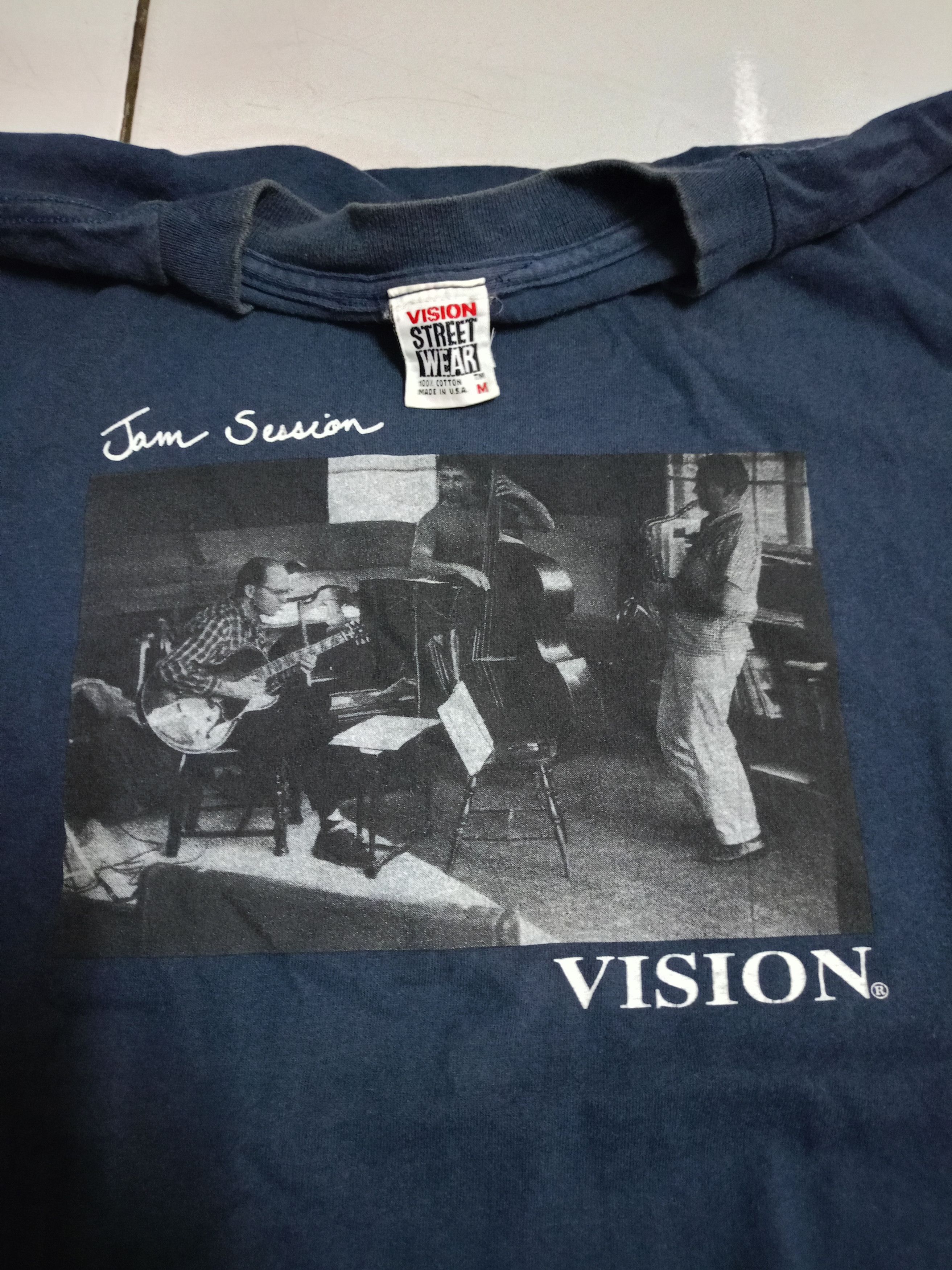 Other Vintage rare 90s vision streetwear t shirt Size US M / EU 48-50 / 2 - 2 Thumbnail