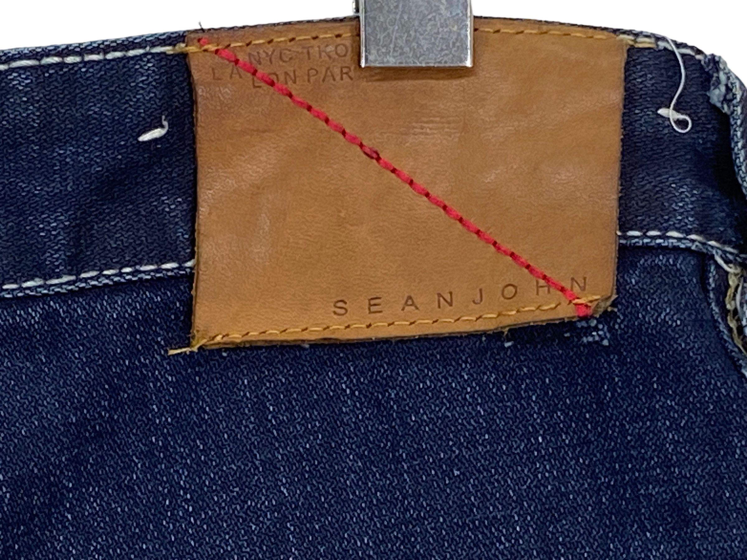 Sean John Sean John Baggy Denim Jeans Embroided Logo Jeans Hip Hop Size US 32 / EU 48 - 9 Thumbnail
