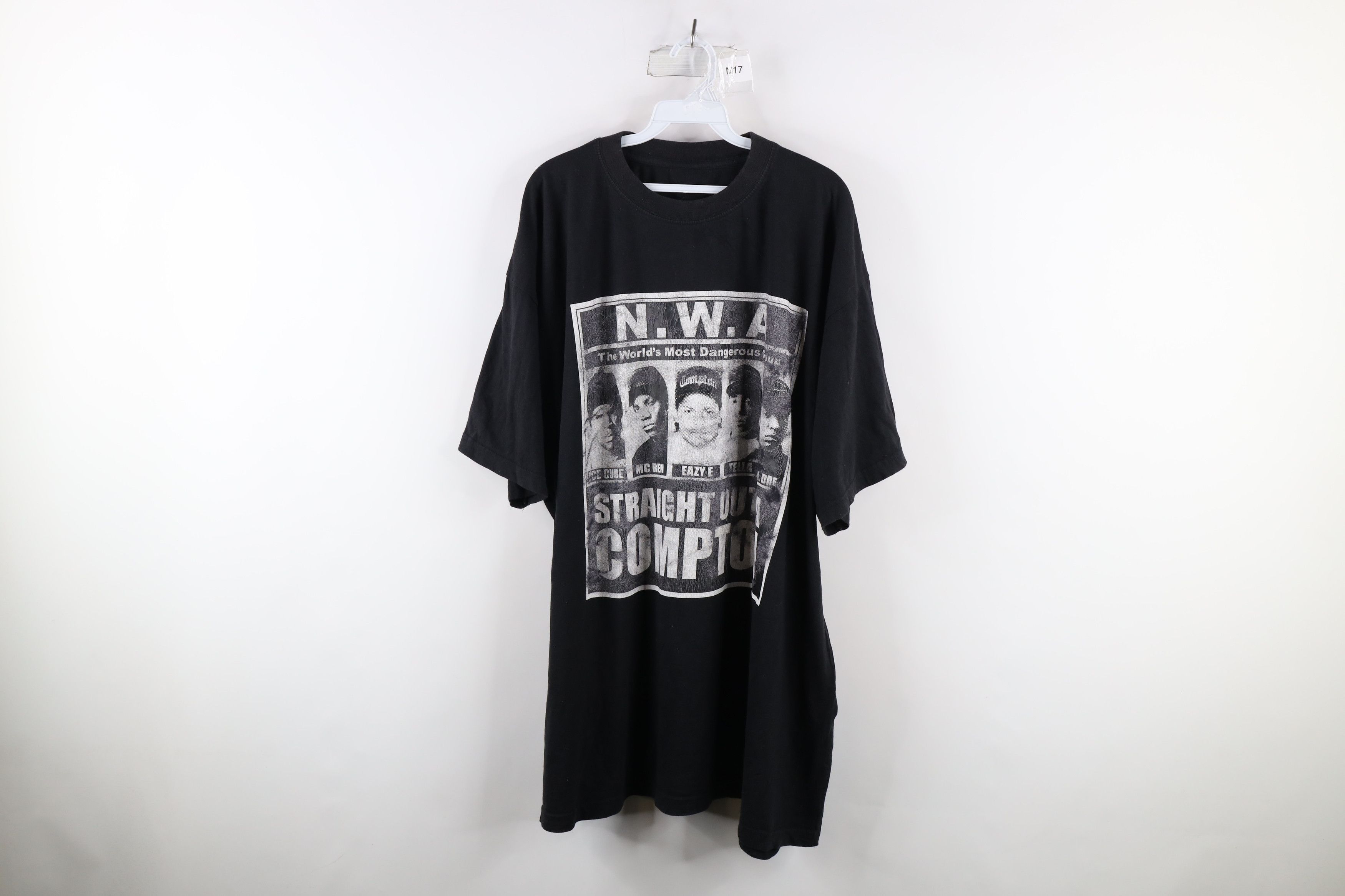 Vintage Vintage Streetwear Straight Outta Compton Rap Tee T-Shirt Size US XXL / EU 58 / 5 - 2 Thumbnail