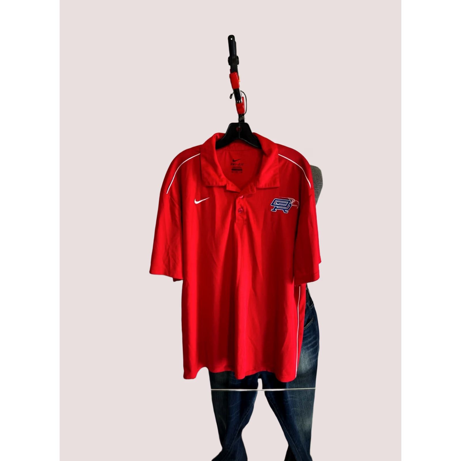 Nike Nike Shirt Mens xL Sharp Embroidered Dry Fit POLO Size US XL / EU 56 / 4 - 1 Thumbnail