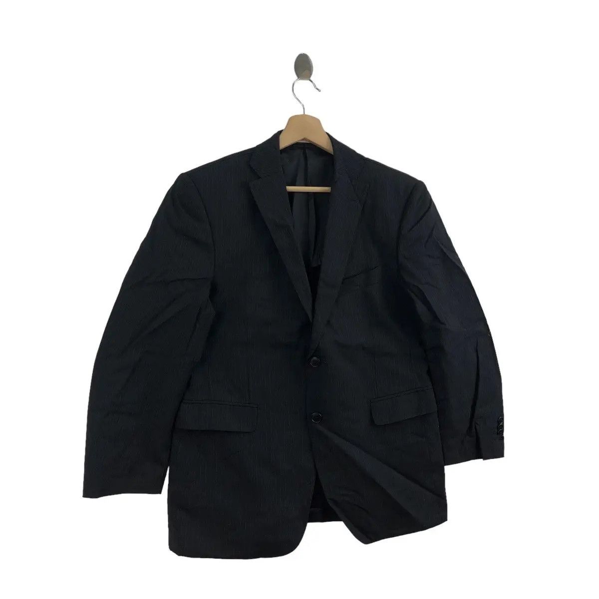 Vintage Vintage 90’ PINK PANTHER 2 Button Black Blazer Sport Coat Size 38R - 3 Thumbnail