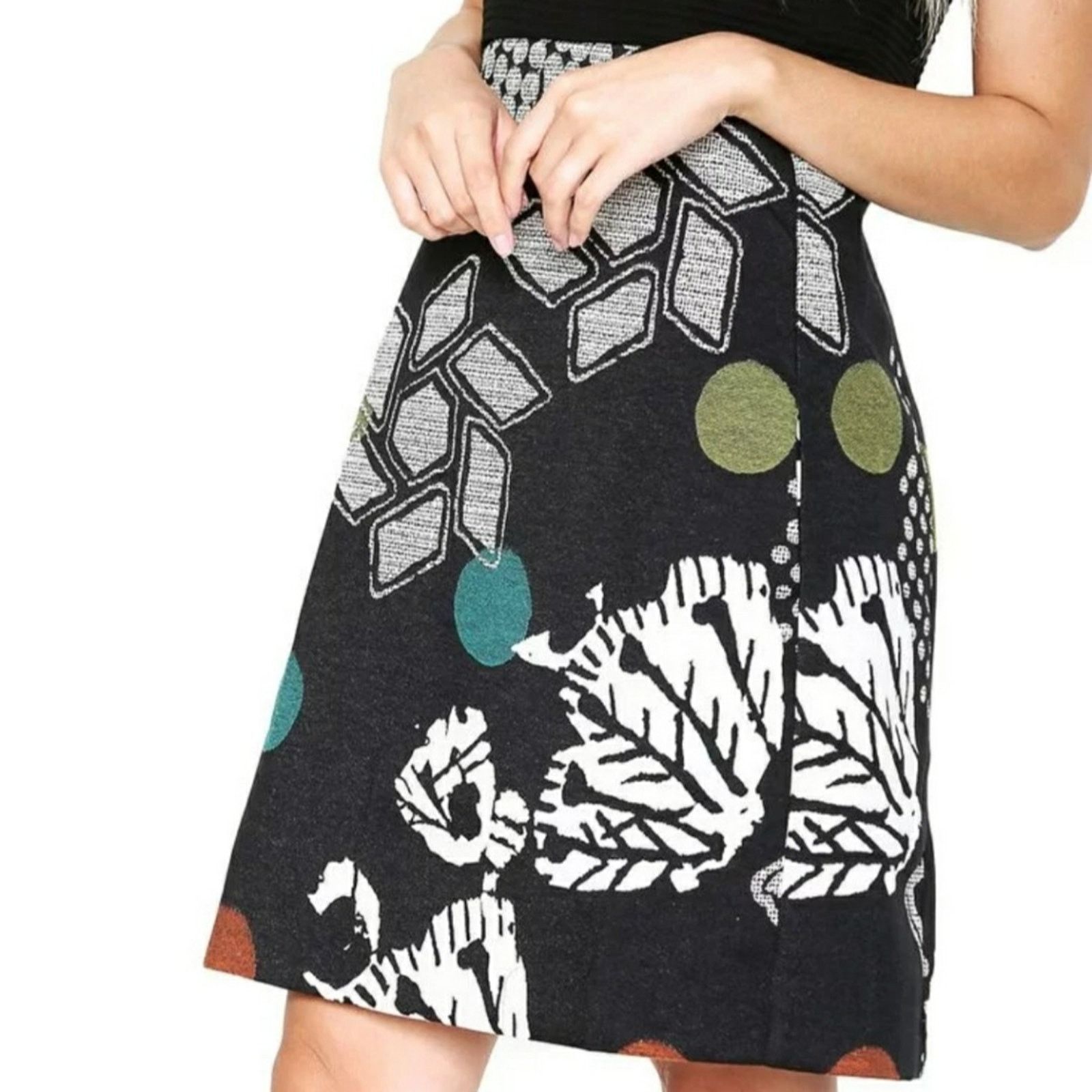 Desigual EUC! Desigual/Lacroix "Sheila" Sleeveless Midi Dress Sz 42 Size M / US 6-8 / IT 42-44 - 6 Thumbnail