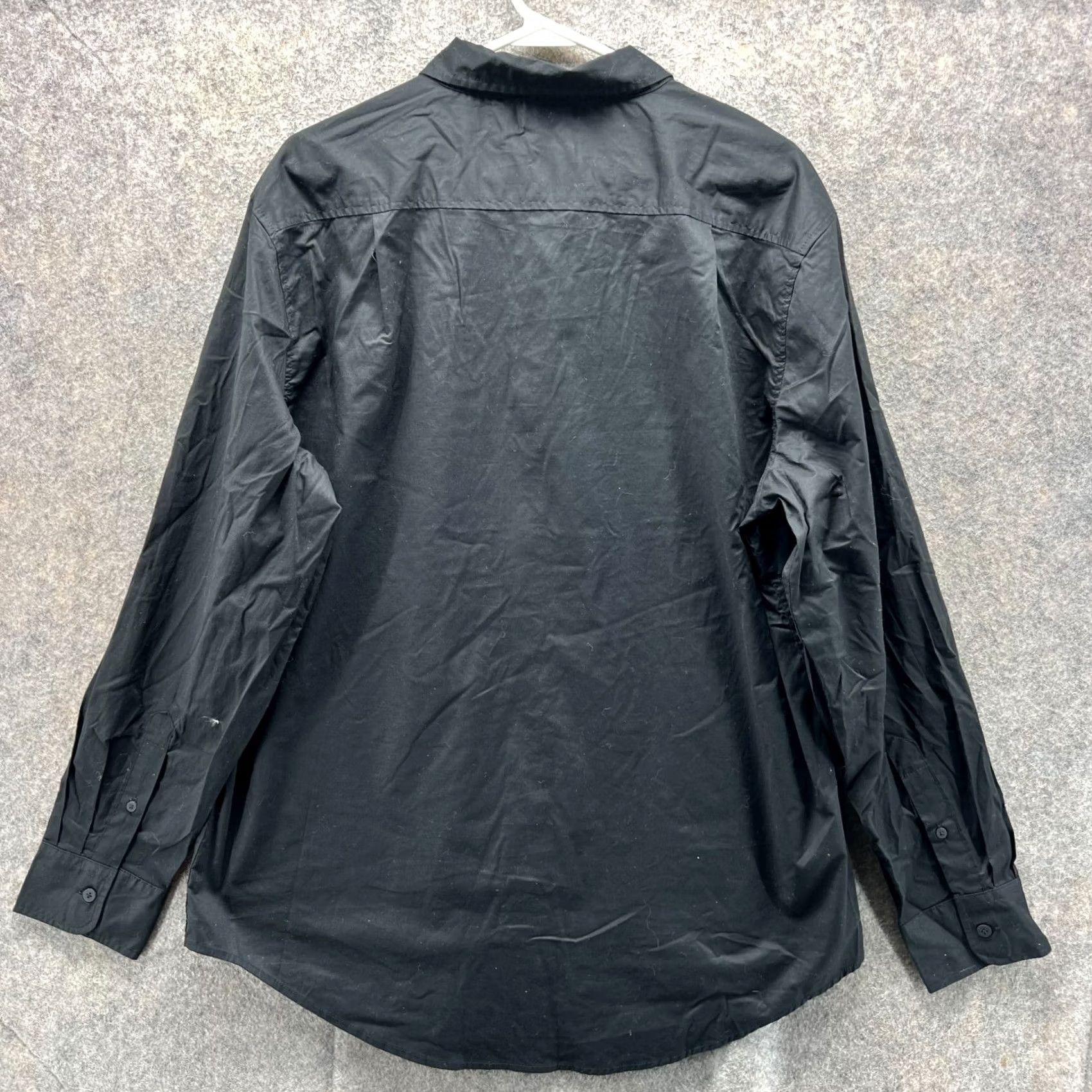 Logo 7 Tesla Shirt Mens XL Black Button Down Preppy Embroidery Logo Collared Cotton Size US XL / EU 56 / 4 - 2 Thumbnail