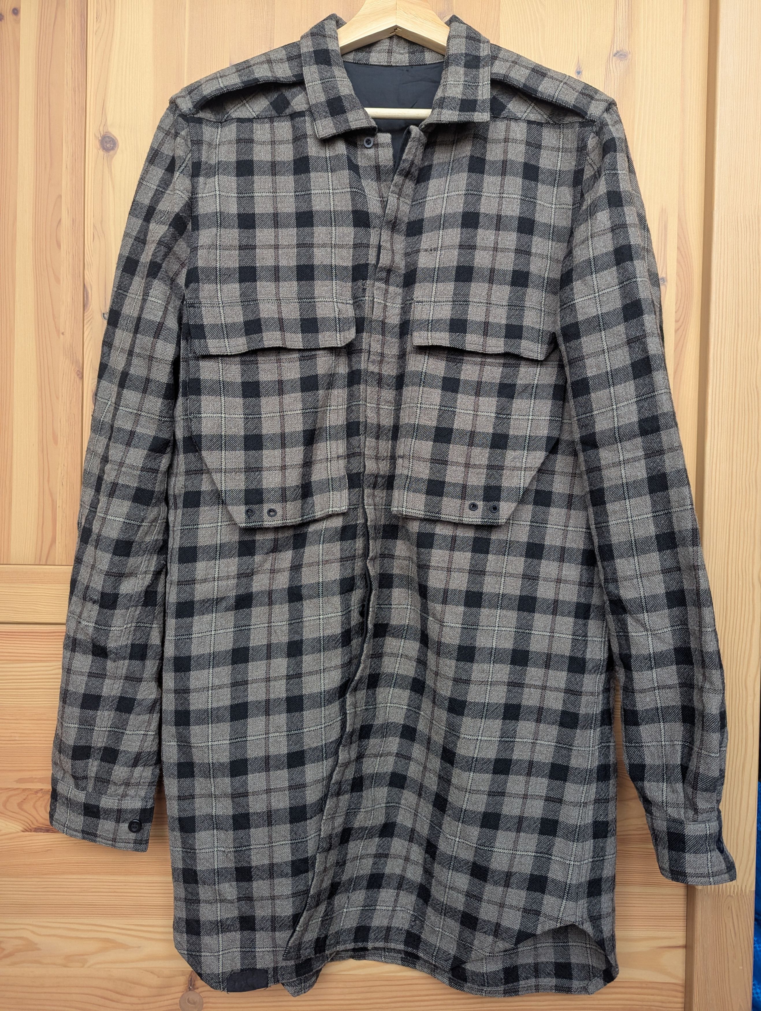 Rick Owens Rick Owens Flannel Sample Size US M / EU 48-50 / 2 - 1 Thumbnail