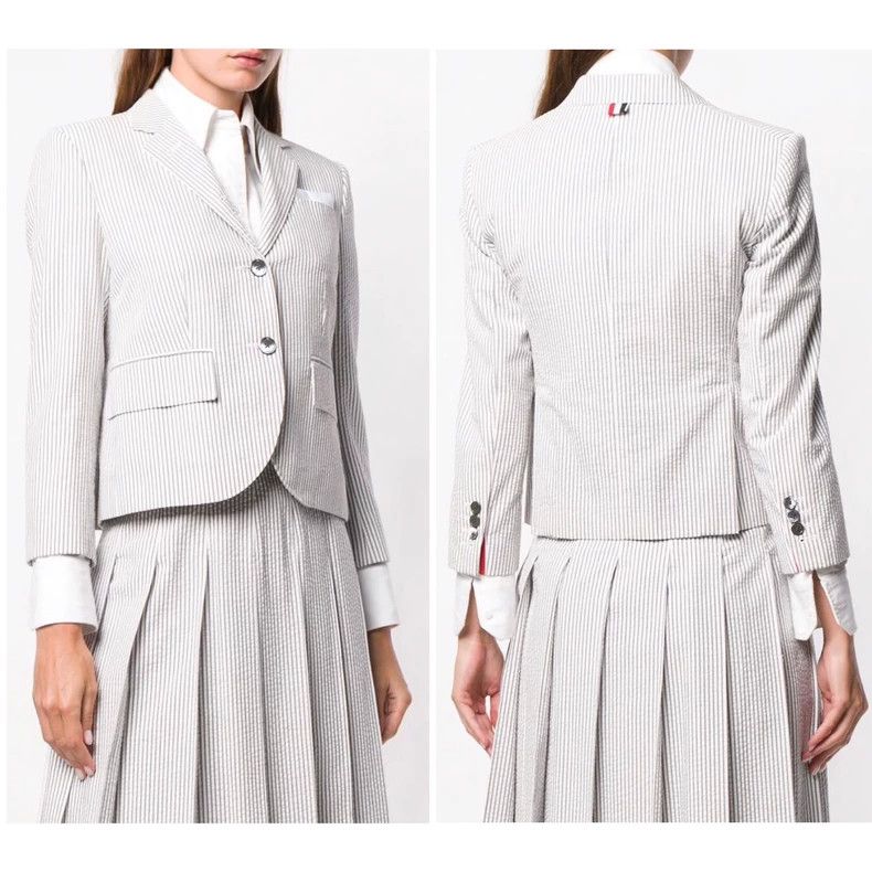 Thom Browne Thom Browne Medium gray puffy gauze suit Size M / US 6-8 / IT 42-44 - 8 Thumbnail