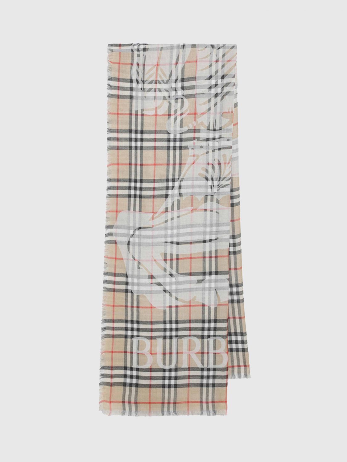 Burberry Burberry Scarf Men Earth Size ONE SIZE - 1 Thumbnail