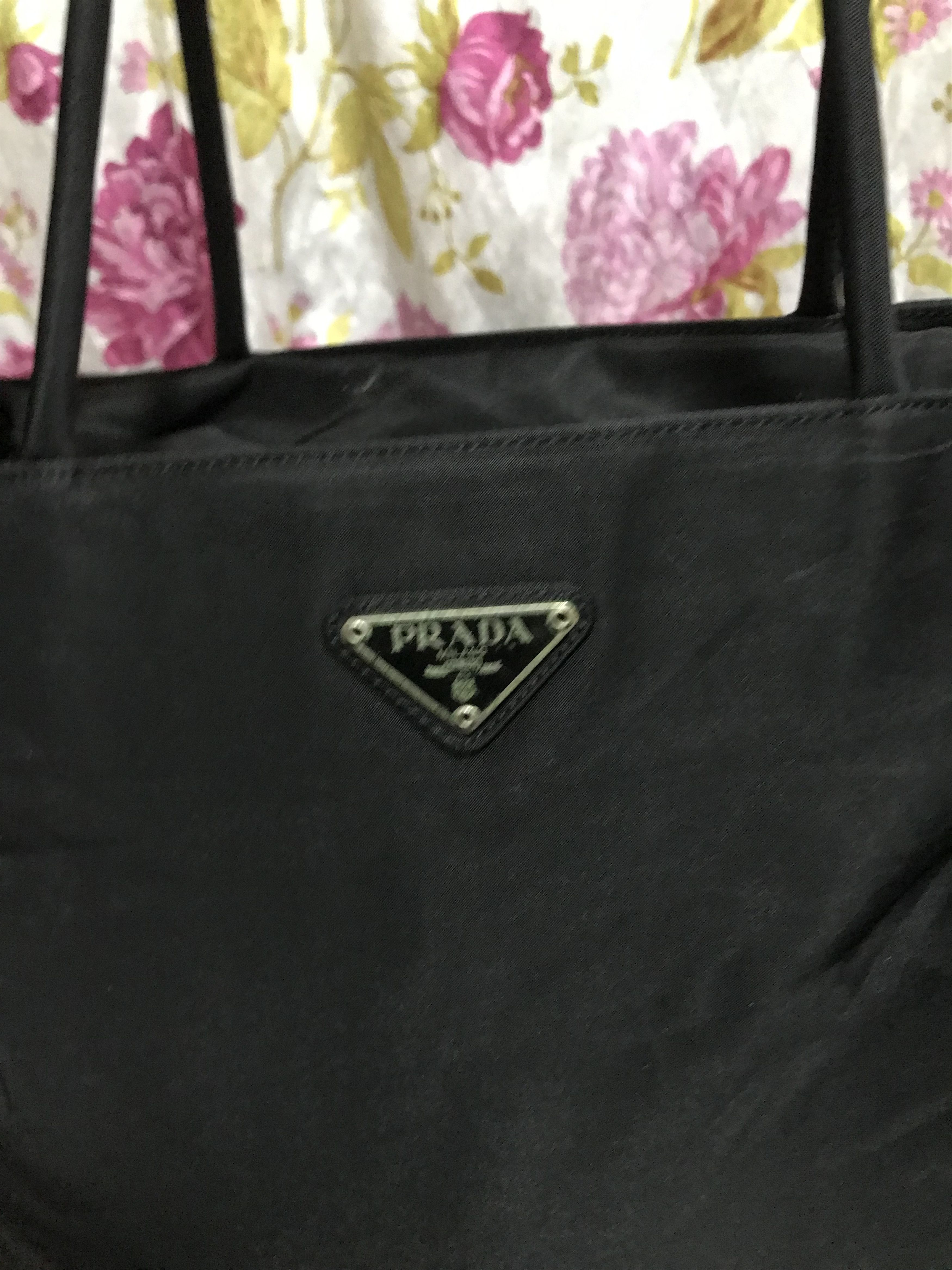 Prada Authentic Prada Black Tessuto Tote Bag Size ONE SIZE - 5 Thumbnail