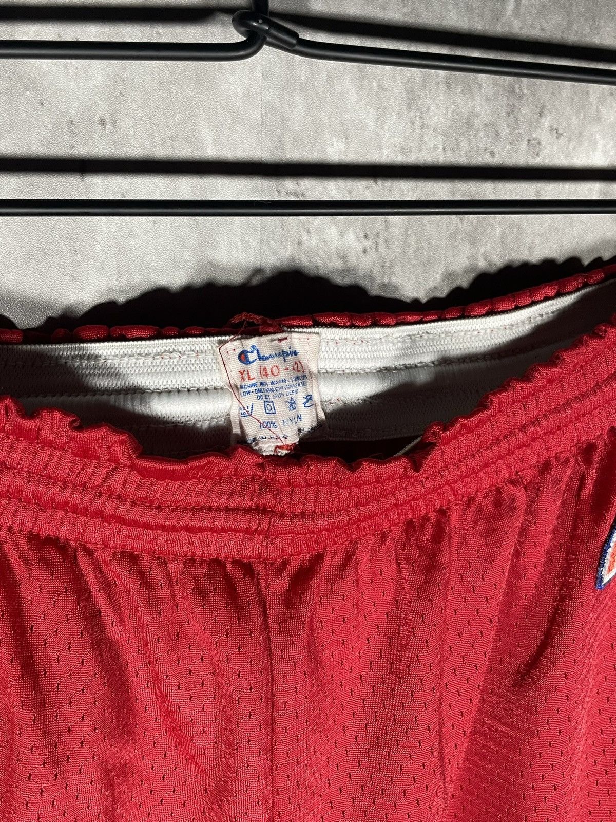 Jordan Brand × NBA × Vintage Vintage 90s Chicago Bulls Champion Jersey Shorts Size US 40 / EU 56 - 2 Thumbnail