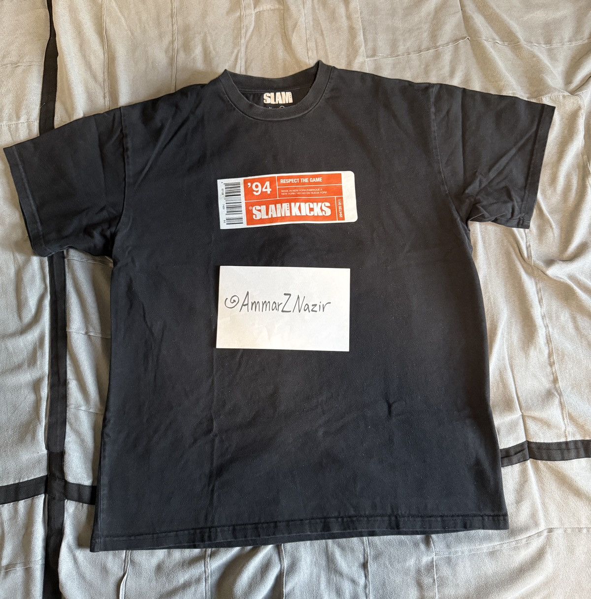Other SLAM KICKS “Barcode” T-Shirt Size US XL / EU 56 / 4 - 1 Thumbnail