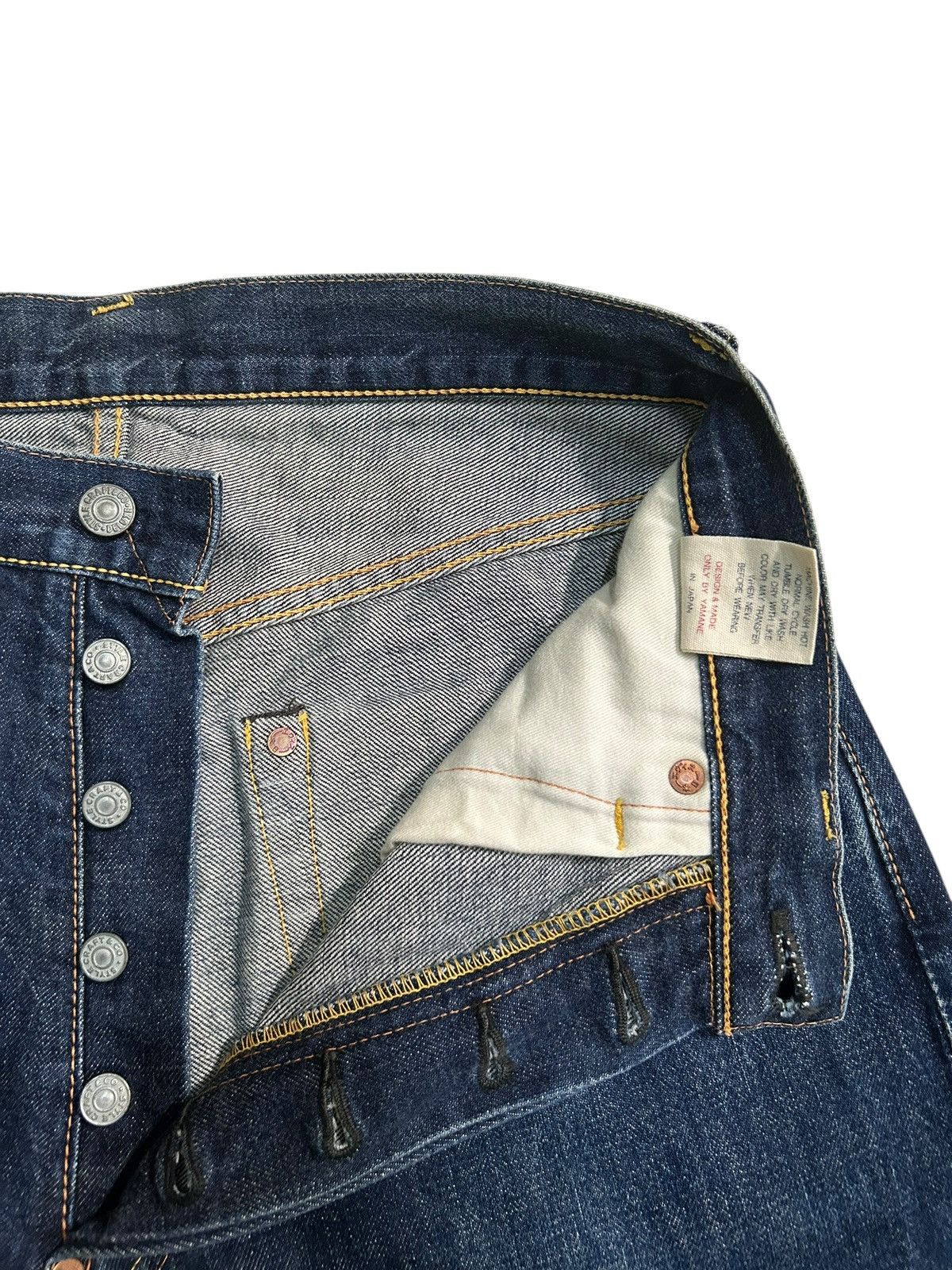 Japanese Brand × Kapital × Vintage Vintage EVISU SELVEDGE MADE IN JAPAN Denim Jeans Size US 30 / EU 46 - 9 Thumbnail