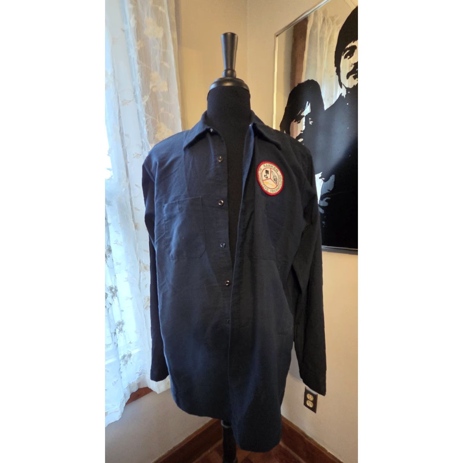 Red Kap Red Kap Long Sleeve Work Uniform Shirt Navy Blue Blue L XLN Unisex Shirt Size US L / EU 52-54 / 3 - 2 Thumbnail