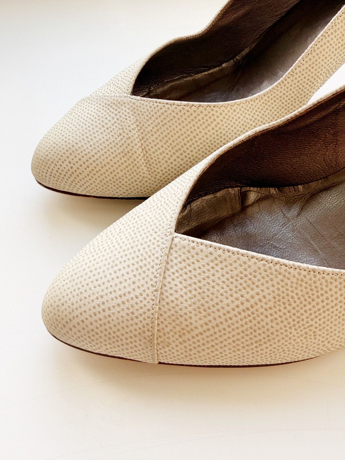 Bally Bally Women White Heels Pumps Size 39 Made In England Size US 9 / IT 39 - 5 Thumbnail