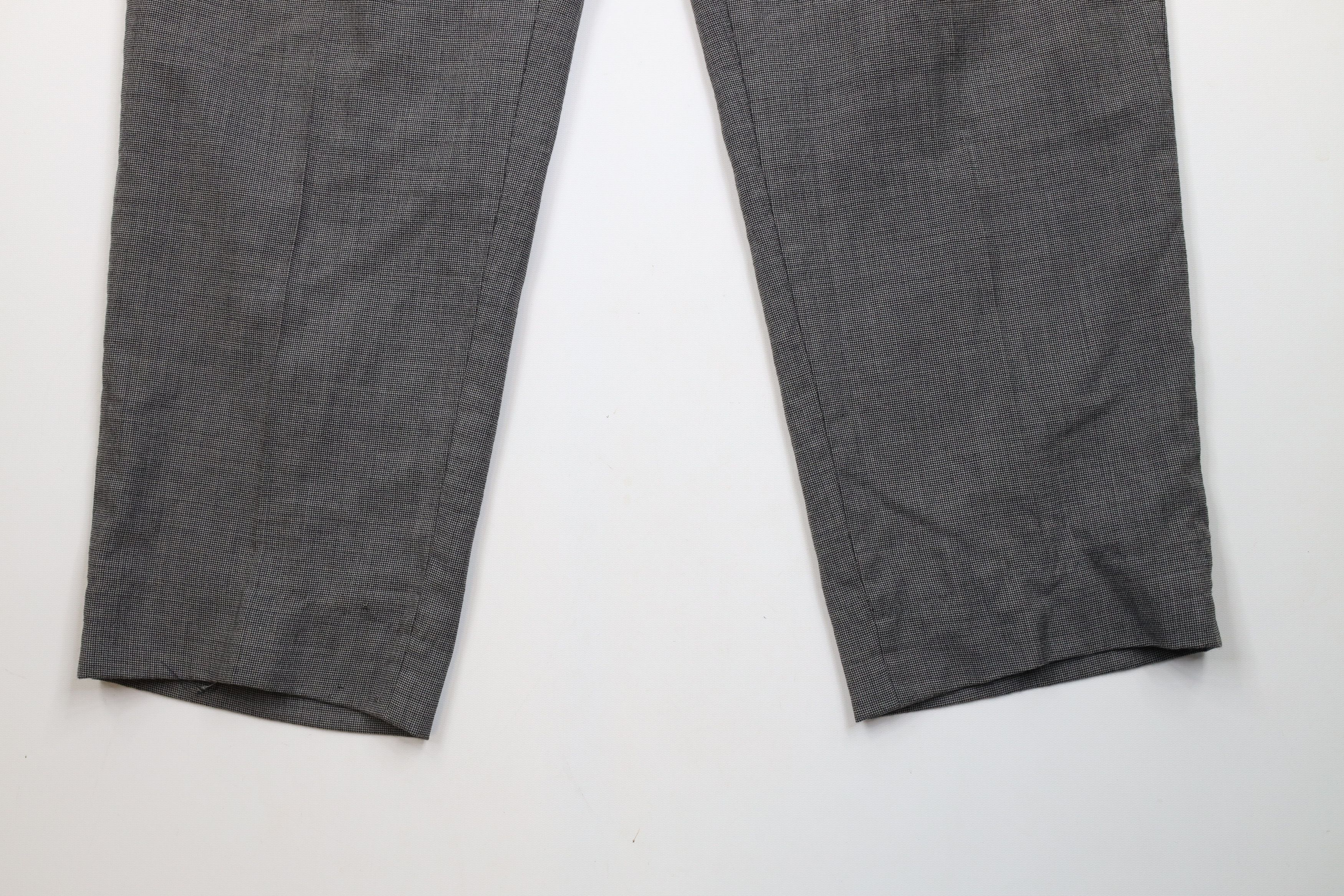 Vintage Vintage 90s Streetwear Wool Houndstooth Wide Leg Chino Pants Size US 39 - 4 Thumbnail