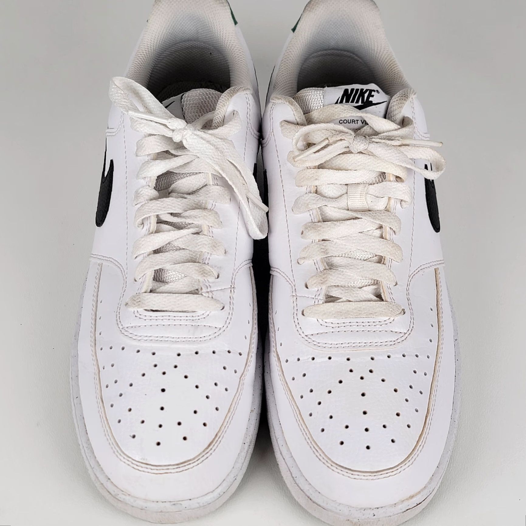Nike Nike Court Vision Low Lifestyle Sneakers White/Black DH2987-110 Mens 10.5 Shoes Sneaker Casual Workwear Lifestyle 2023 Mens Size US 11 / EU 44 - 2 Thumbnail