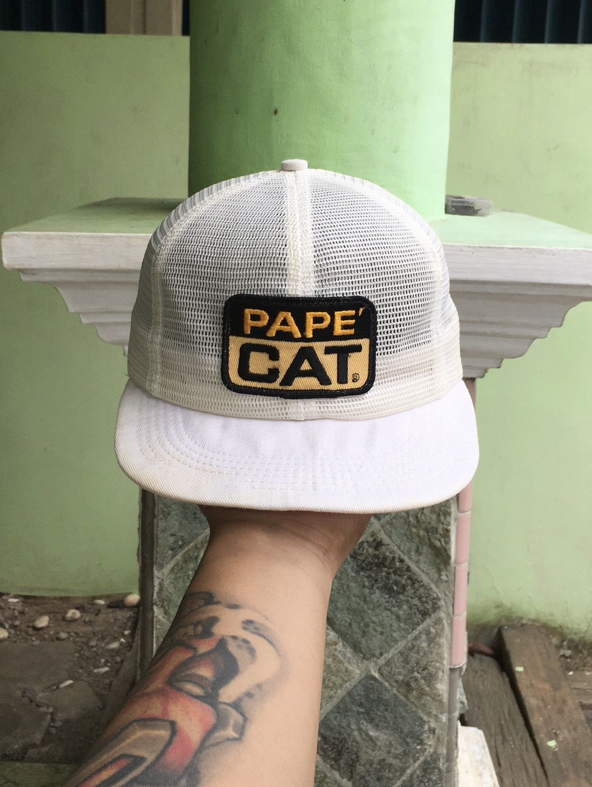 Caterpillar Vintage K-Products inc. Pape CAT Fullmesh Size ONE SIZE - 1 Thumbnail