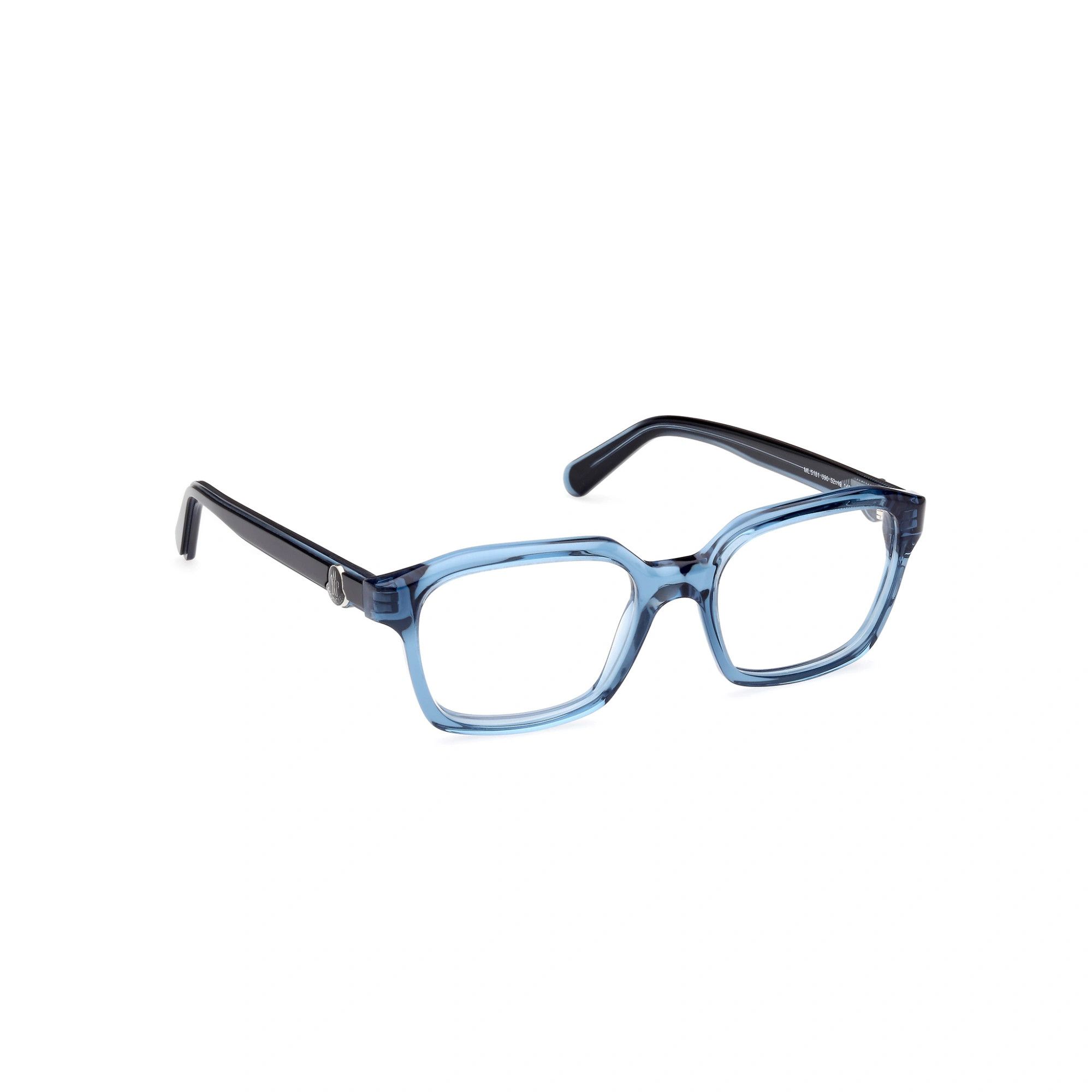 Moncler o1y0225 Size : OS / 52 mm Eyeglass Frame in Blue/Black Size ONE SIZE - 8 Thumbnail