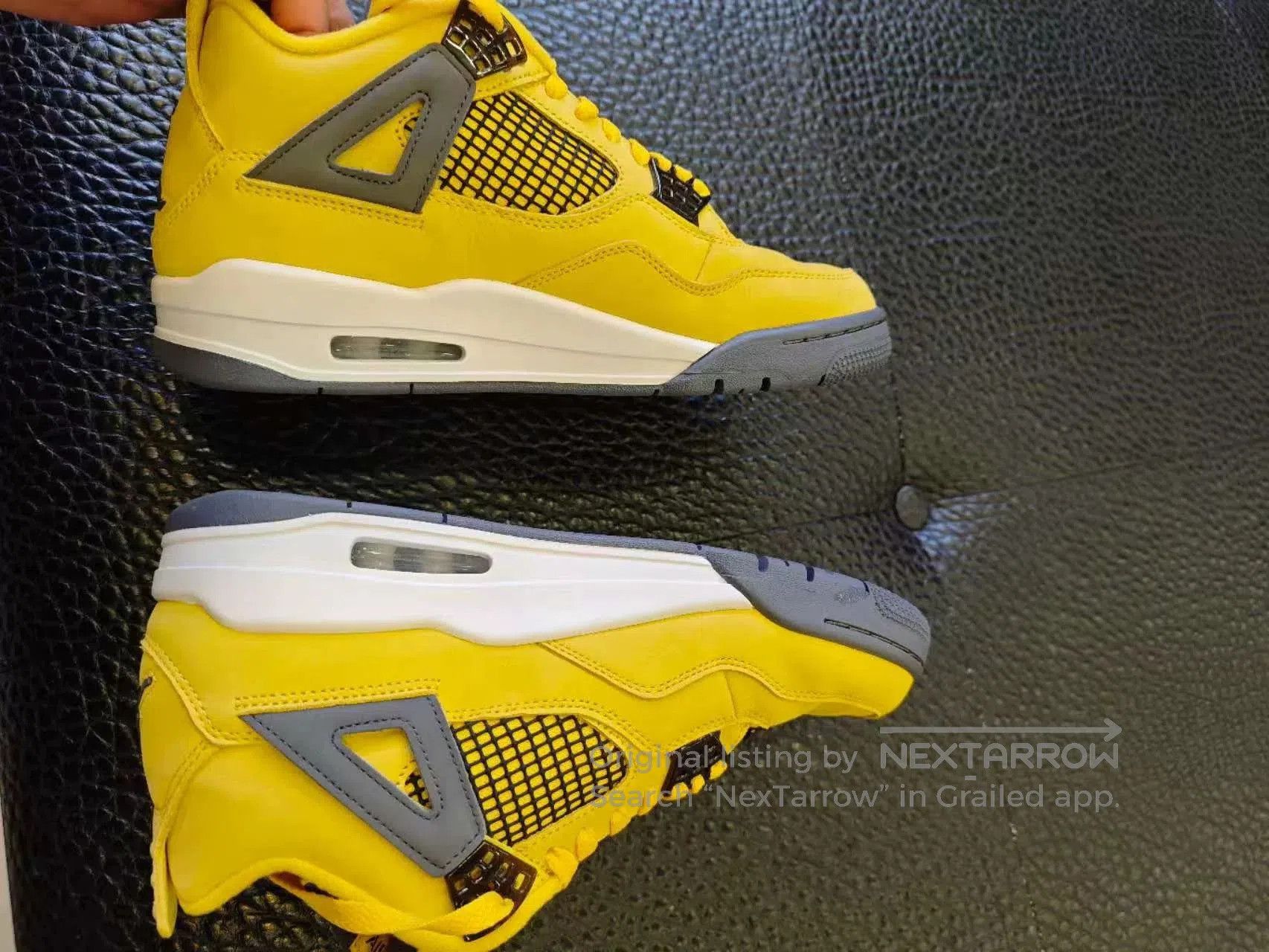 Jordan Brand jordan air jordan 4 retro tour yellow sneakers. Size US 10 / EU 43 - 7 Thumbnail