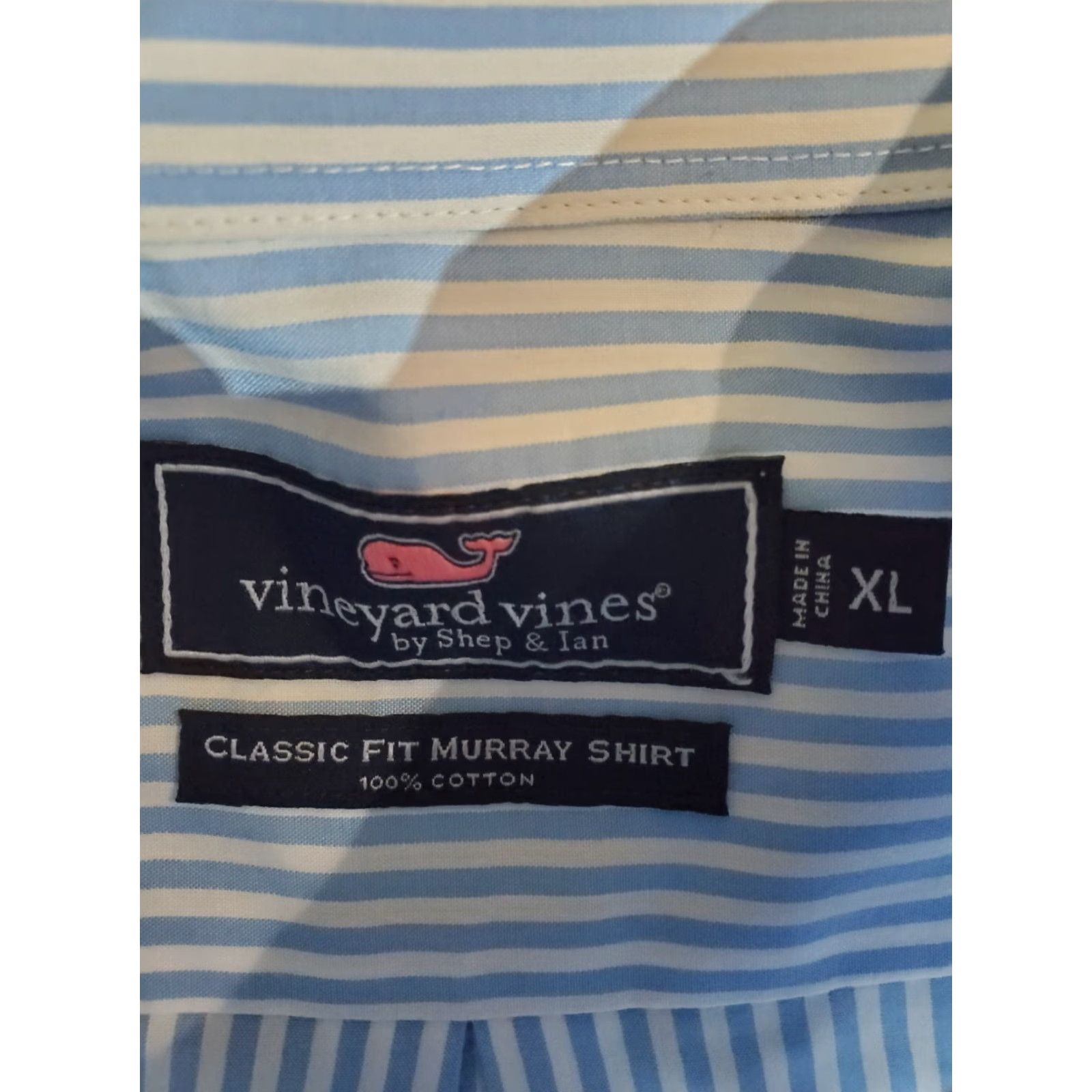 Vineyard Vines Vineyard Vines Murray Shirt Signature Button Down Shirt Mens XL Blue Striped Murray Shirt Size US XL / EU 56 / 4 - 4 Thumbnail
