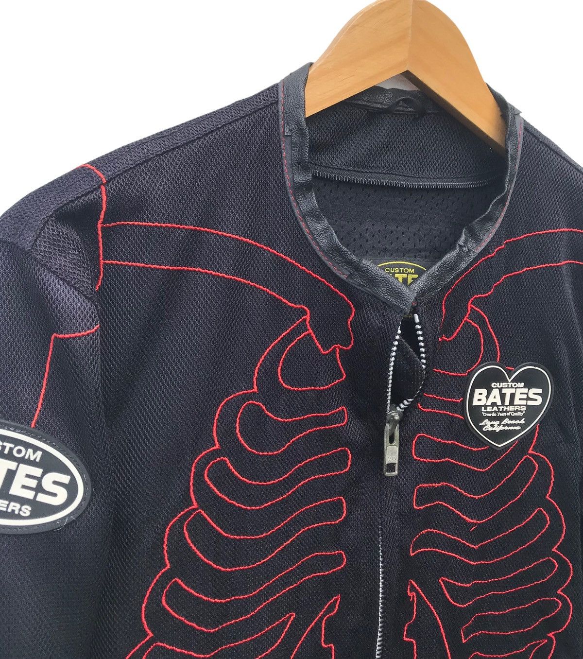 Sports Specialties Vintage Bates Leather Skeleton Biker Jacket Size US M / EU 48-50 / 2 - 4 Thumbnail