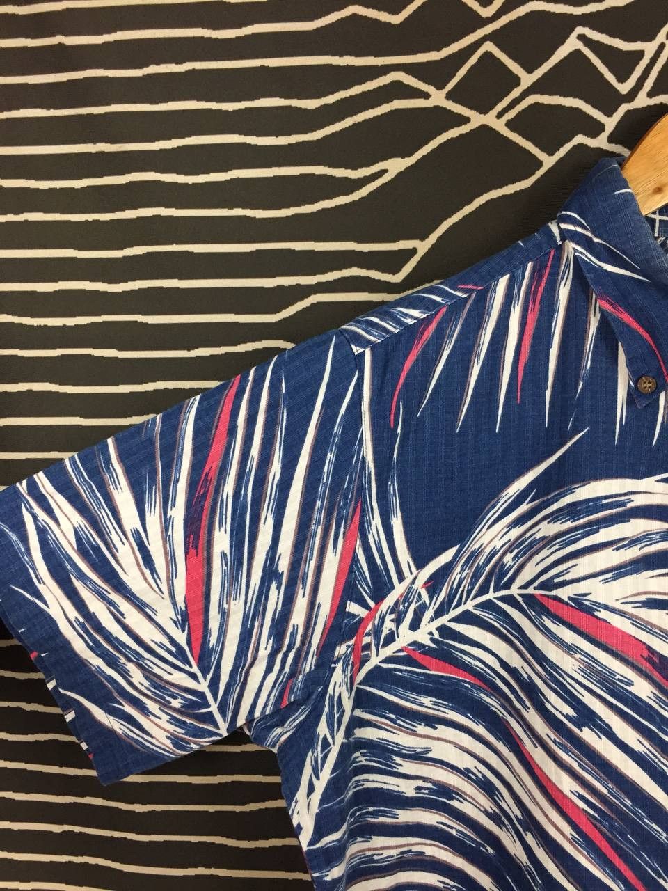 Japanese Brand Mango House Okinawa Japan Palm Leaf Hawaiian Shirt Size US L / EU 52-54 / 3 - 5 Thumbnail