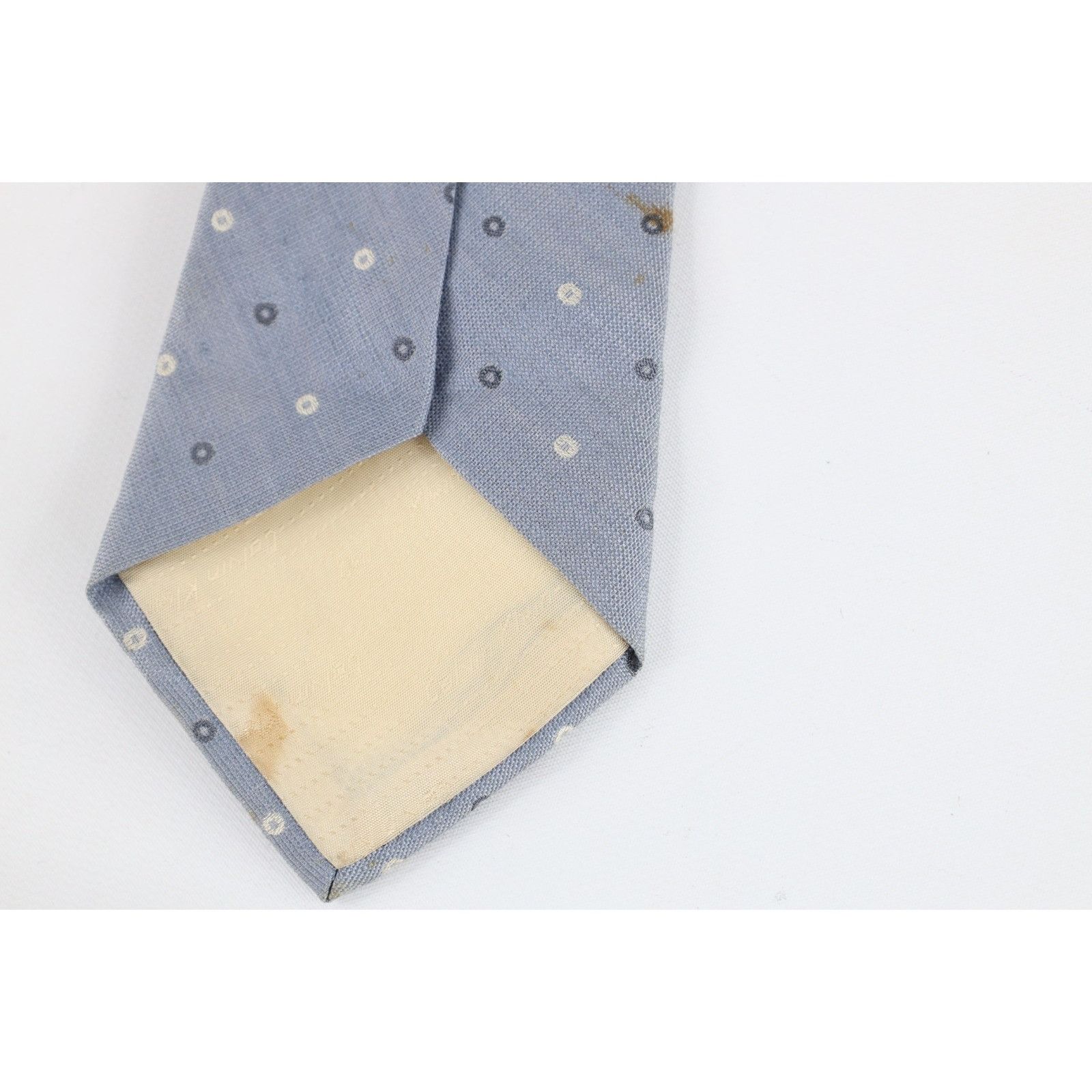 Vintage Vintage 80s 90s Calvin Klein Distressed Polka Dot Neck Tie Size ONE SIZE - 7 Thumbnail
