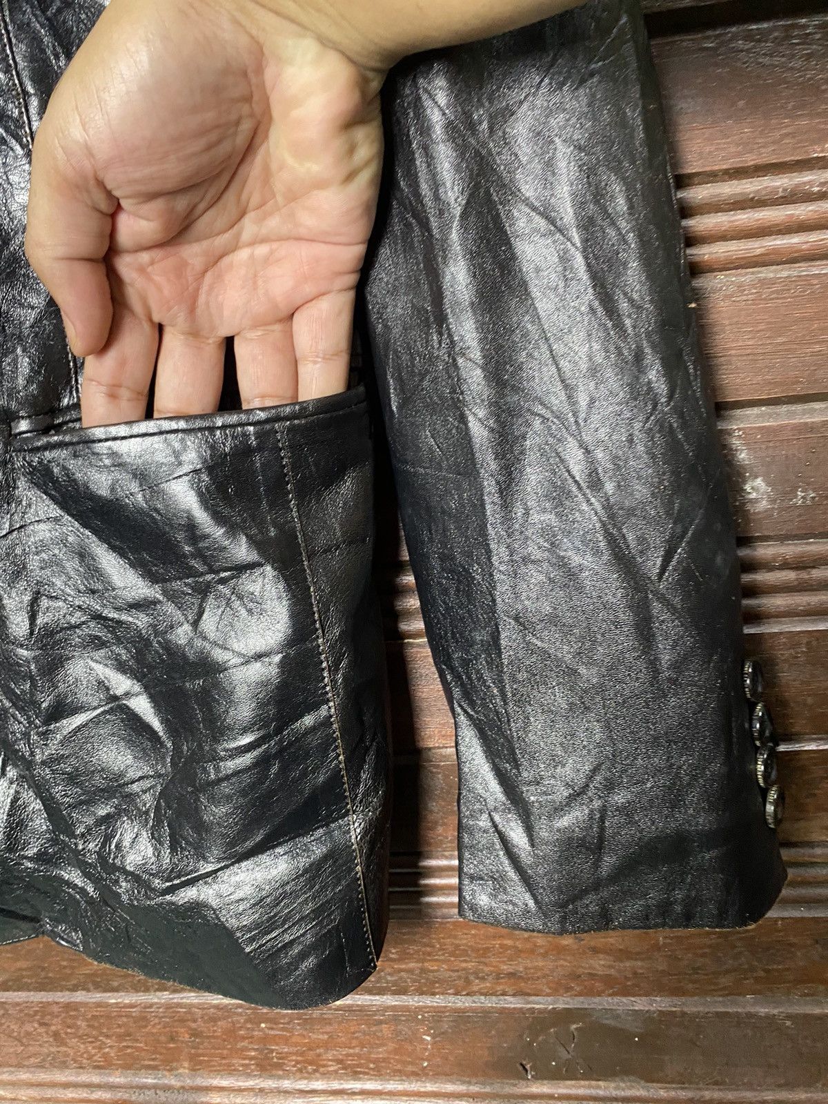 Comme Ca Ism Comme Ca Du Mode Soft Leather Coat Size 38S - 6 Thumbnail