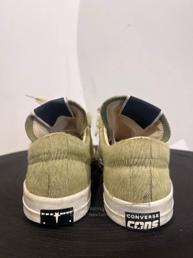 Rick Owens Rick Owens DRKSHDW One Star low-top sneaker with fur upper Size US 11 / EU 44 - 3 Thumbnail