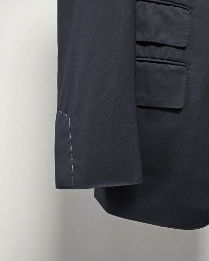 Tom Ford o1sm1stk0824 Windsor Solid Two-Piece Suit in Dark Navy Size US L / EU 52-54 / 3 - 3 Thumbnail