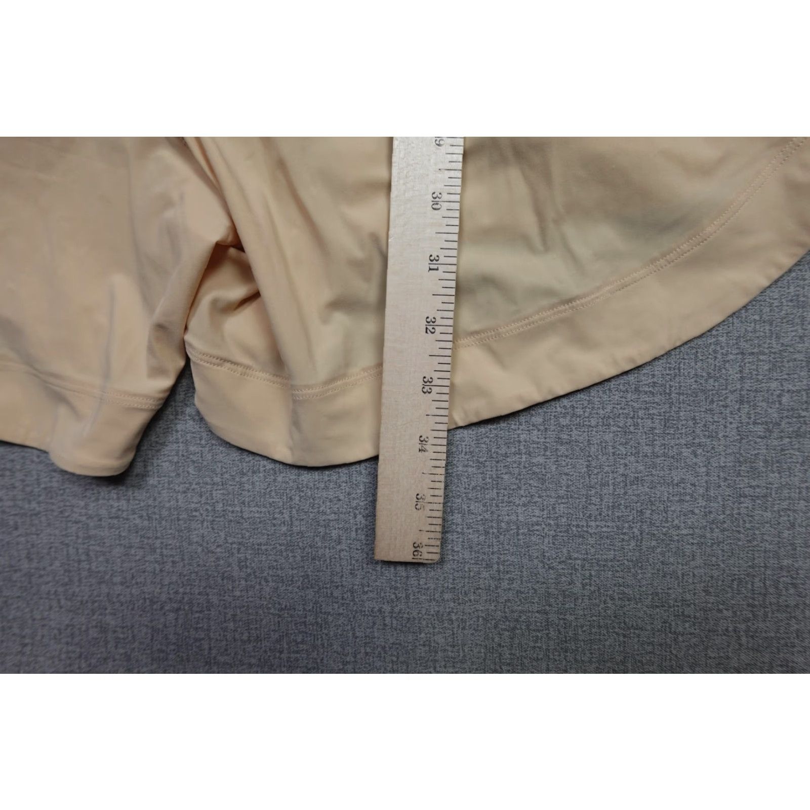 Lululemon Lululemon Lightweight High-Neck Romper Womens 4 Beige Short Sleeve Open Back NWT Size 27" / US 4 / IT 40 - 7 Thumbnail