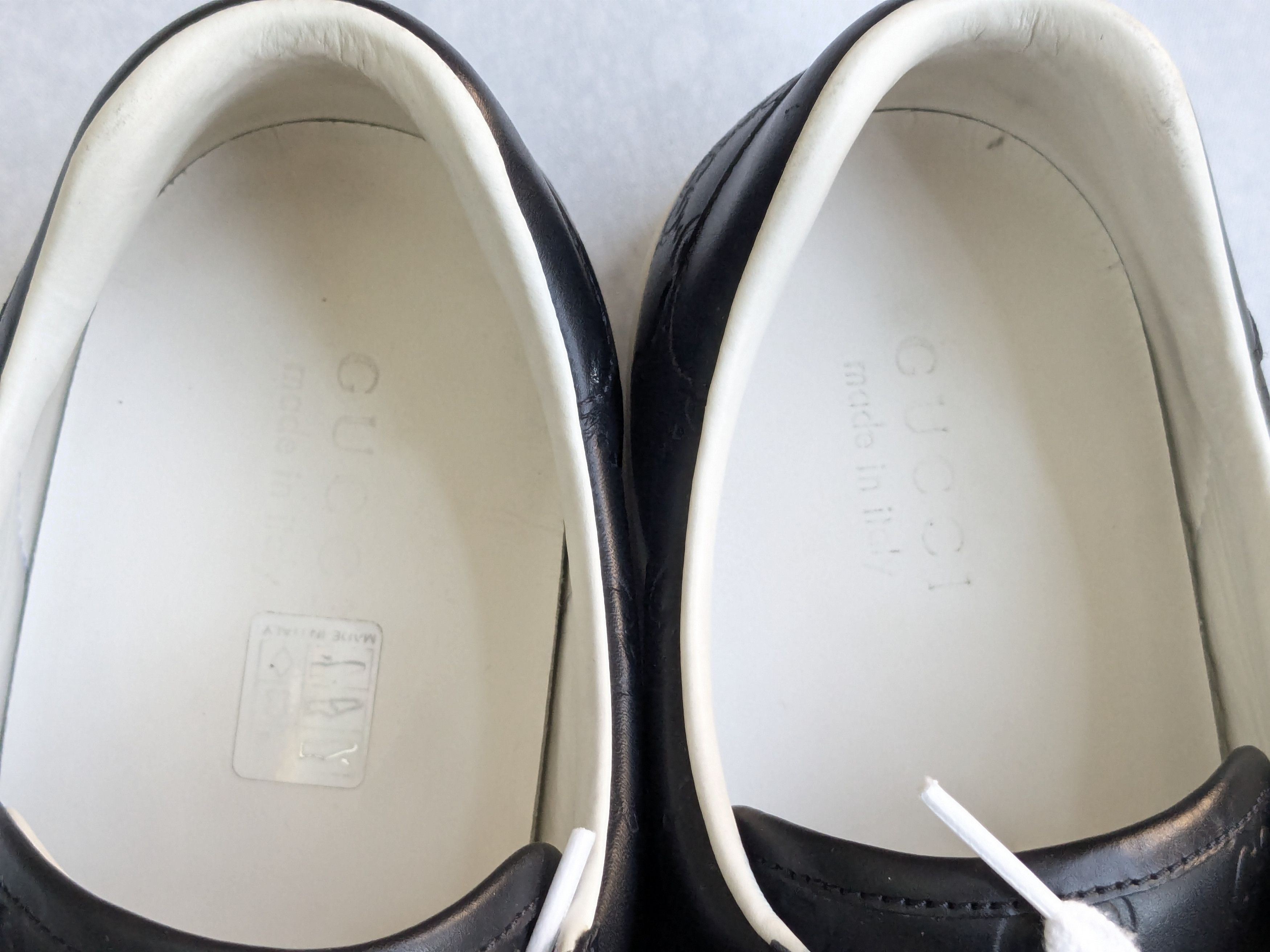 Gucci Gucci Ace Sneakers Monogram GG Logo 12.5 Black Size US 12.5 / EU 45-46 - 8 Thumbnail