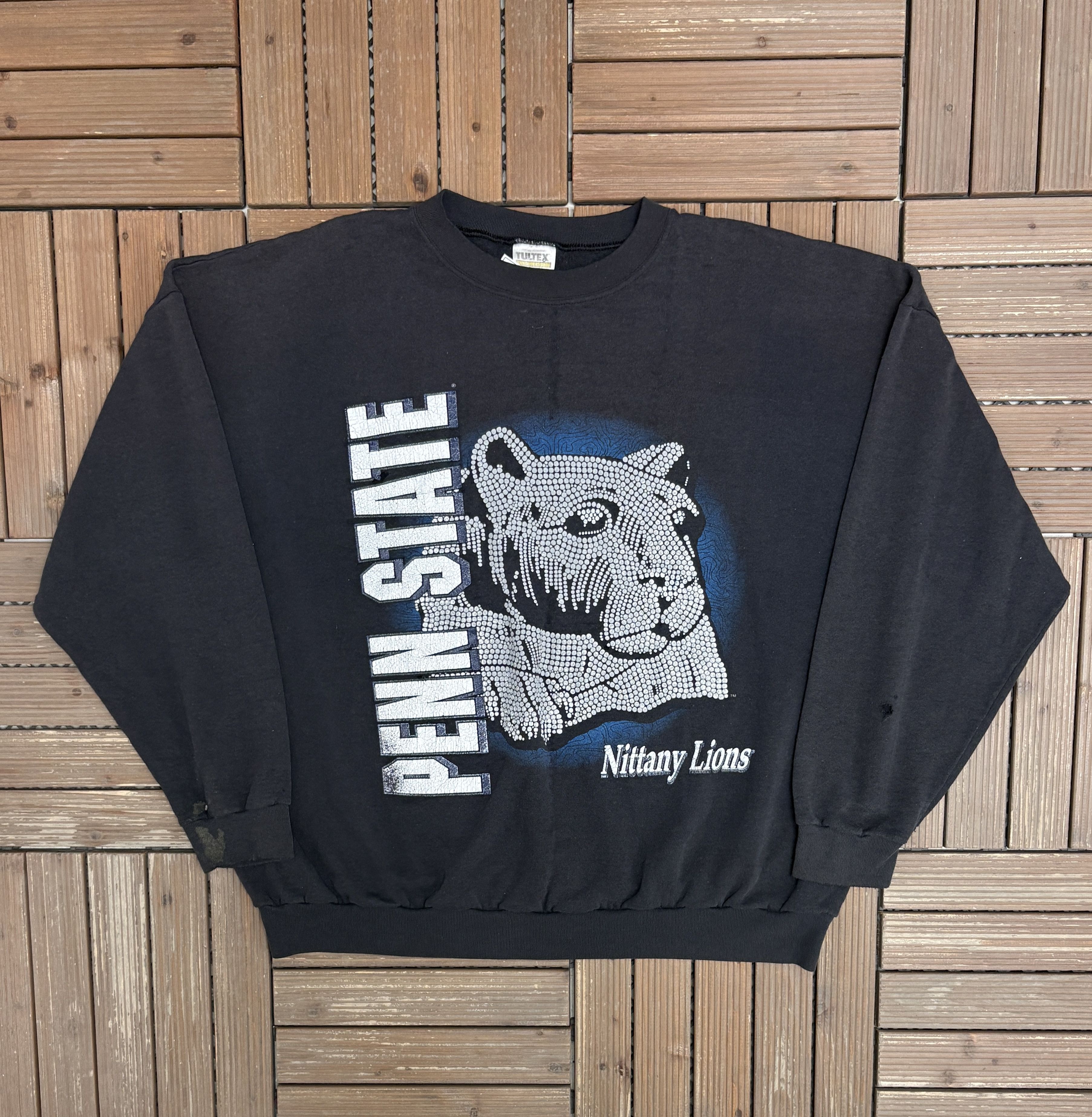 Vintage Penn State Nittany Lions Vintage Blue Crewneck Sweater Size US XXL / EU 58 / 5 - 1 Thumbnail