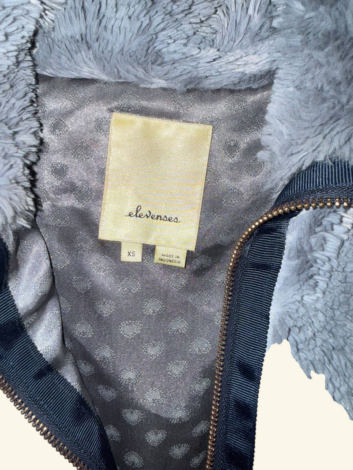 Anthropologie Elevensees Anthropologie Faux Fur Teddy Jacket Gray XS Cozy Size XS / US 0-2 / IT 36-38 - 4 Thumbnail