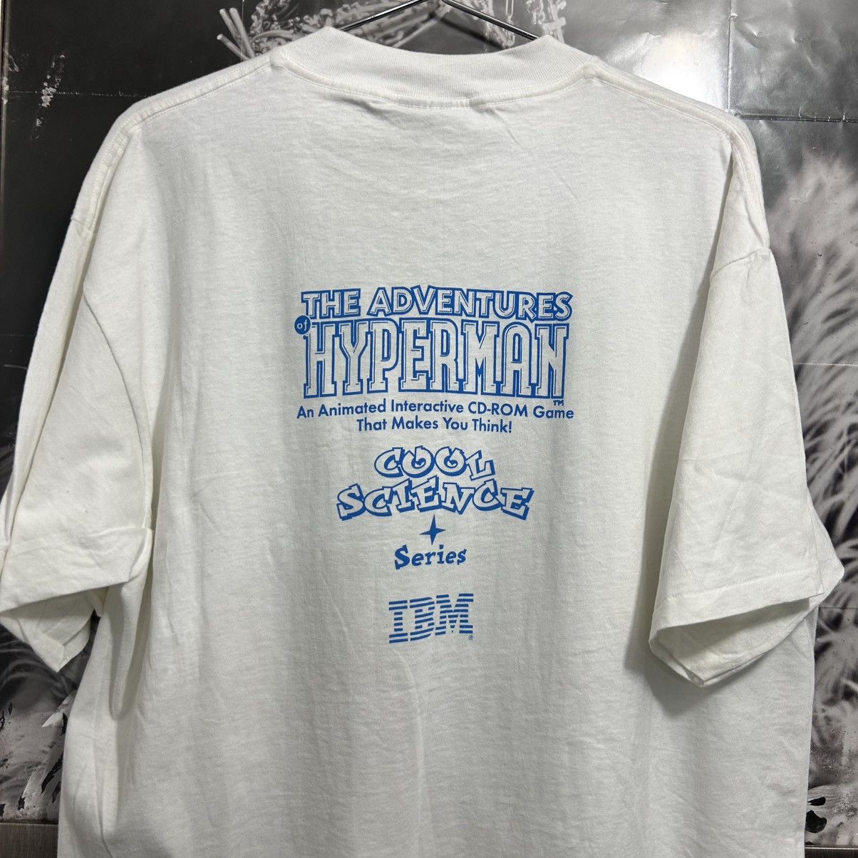 Cartoon Network × Vintage THE ADVENTURES OF HYPERMAN IBM VINTAGE TEE Size US XL / EU 56 / 4 - 4 Thumbnail