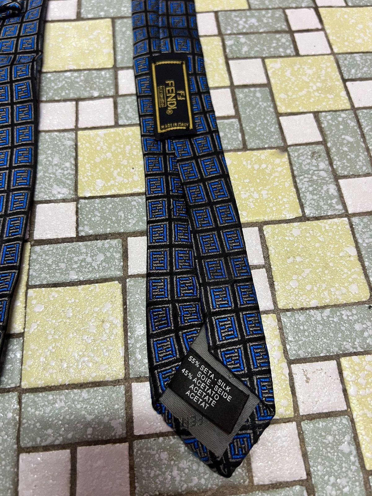 Designer × Fendi 💎FENDI MONOGRAM TIES Size ONE SIZE - 6 Thumbnail
