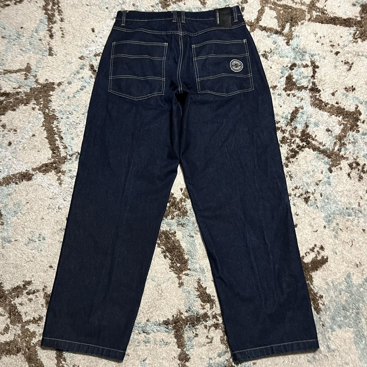 image of Ruff Ryders Dirty Denim Baggy Carpenter Jeans 36X33 in Blue, Men's