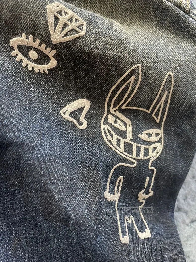 Dsquared2 DSquared2 Denim Jacket Graffiti Monster. Size US L / EU 52-54 / 3 - 3 Thumbnail